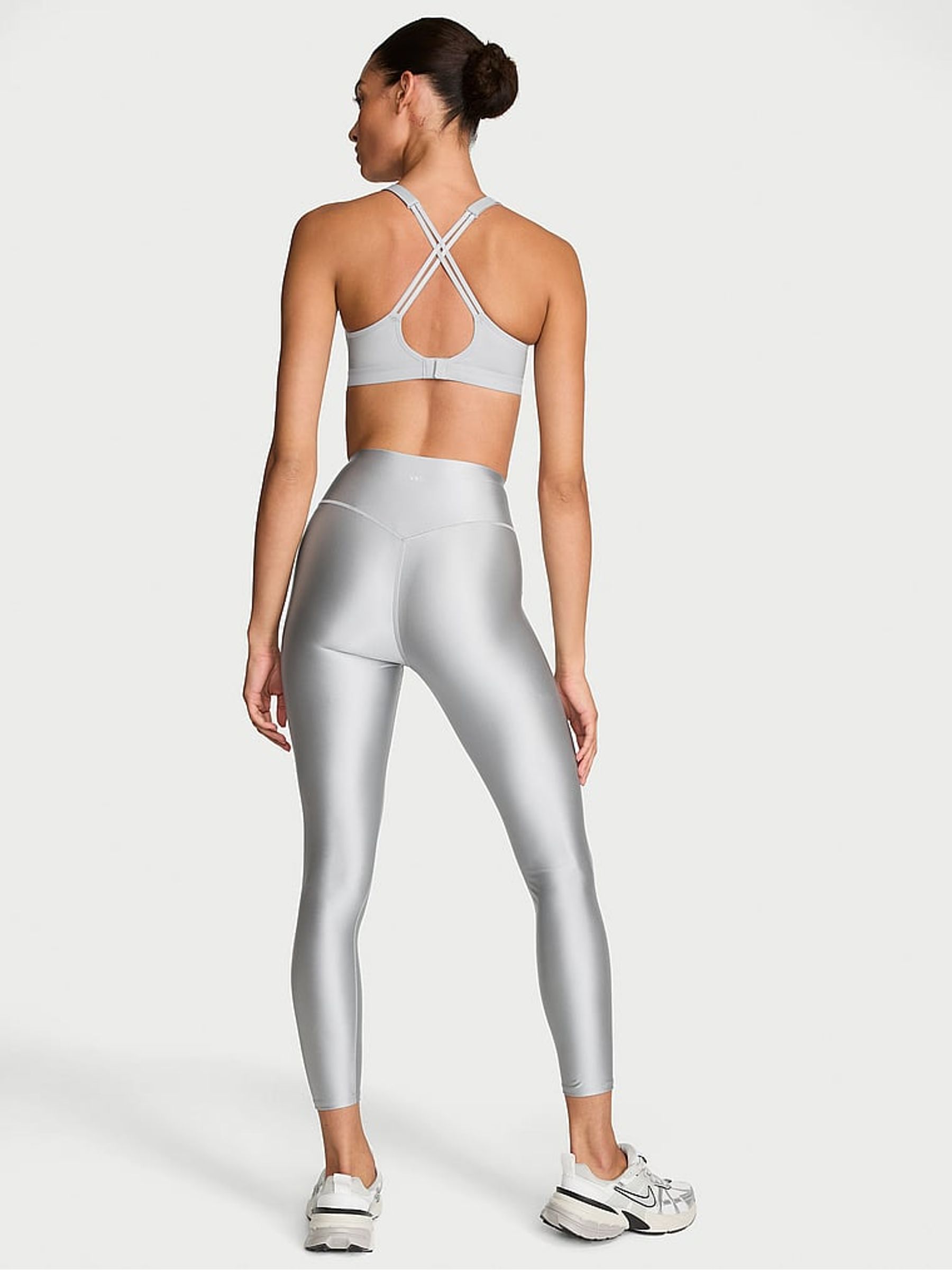 Starstruck Grey GlossyTech™ High Rise Leggings - Image 3 of 3 Starstruck Grey GlossyTech™ High Rise Leggings - Image 3 of 3
