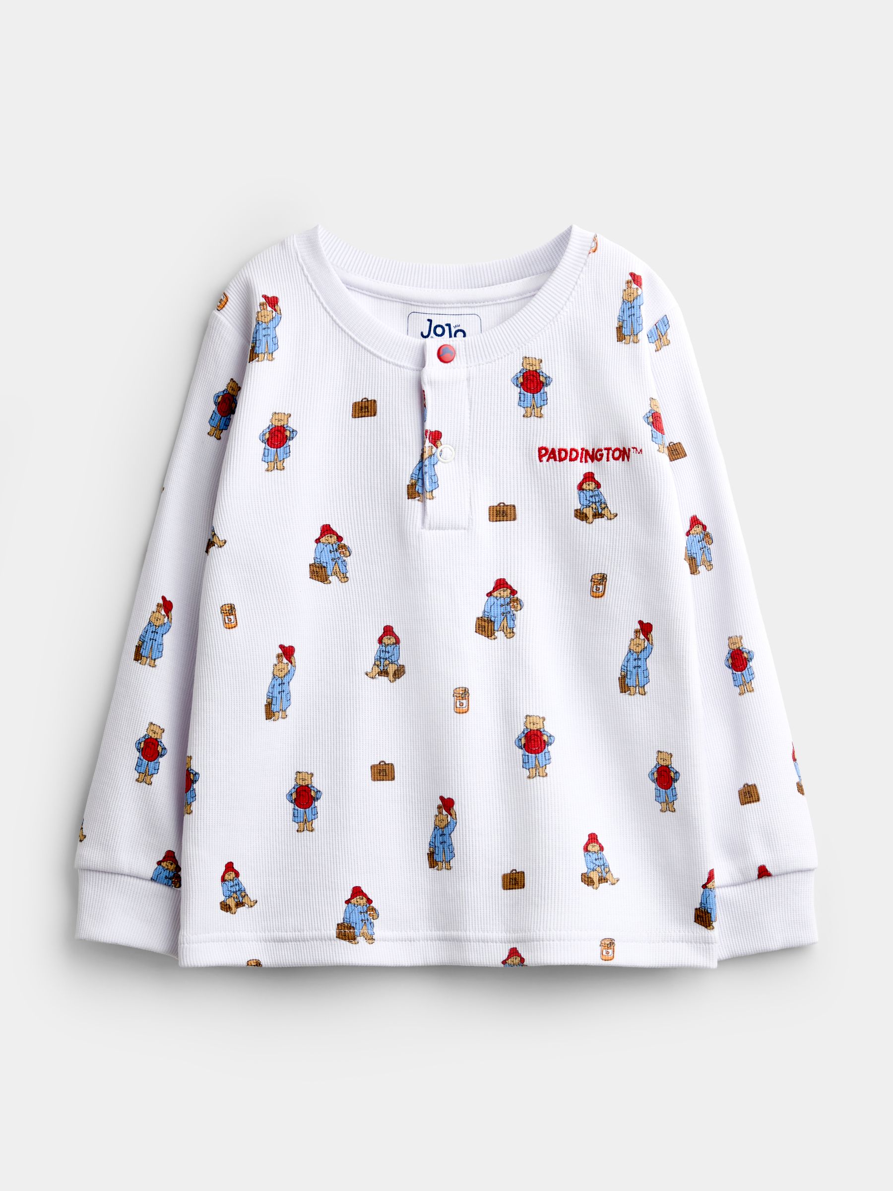 White Paddington Jersey Pyjamas - Image 2 of 6 White Paddington Jersey Pyjamas - Image 2 of 6
