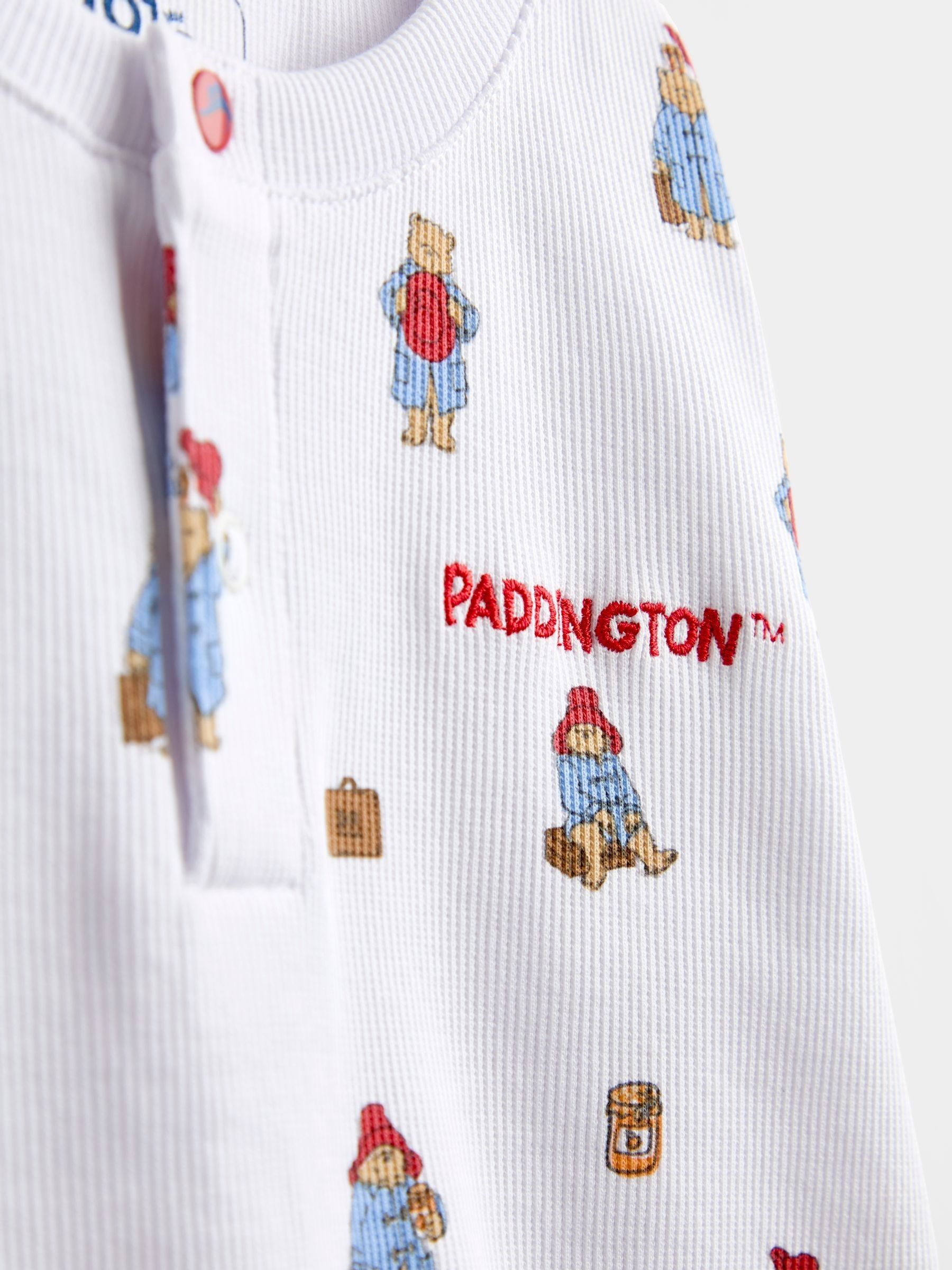White Paddington Jersey Pyjamas - Image 6 of 6 White Paddington Jersey Pyjamas - Image 6 of 6