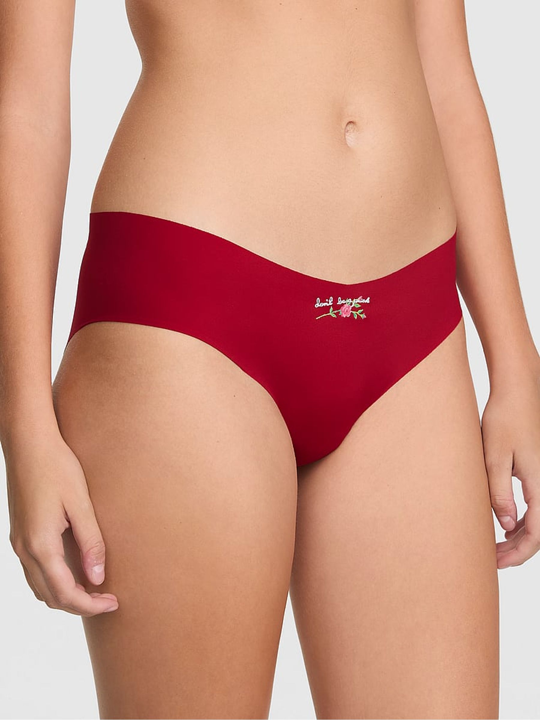 Red Lacquer Cheeky No Show Knickers - Image 1 of 2