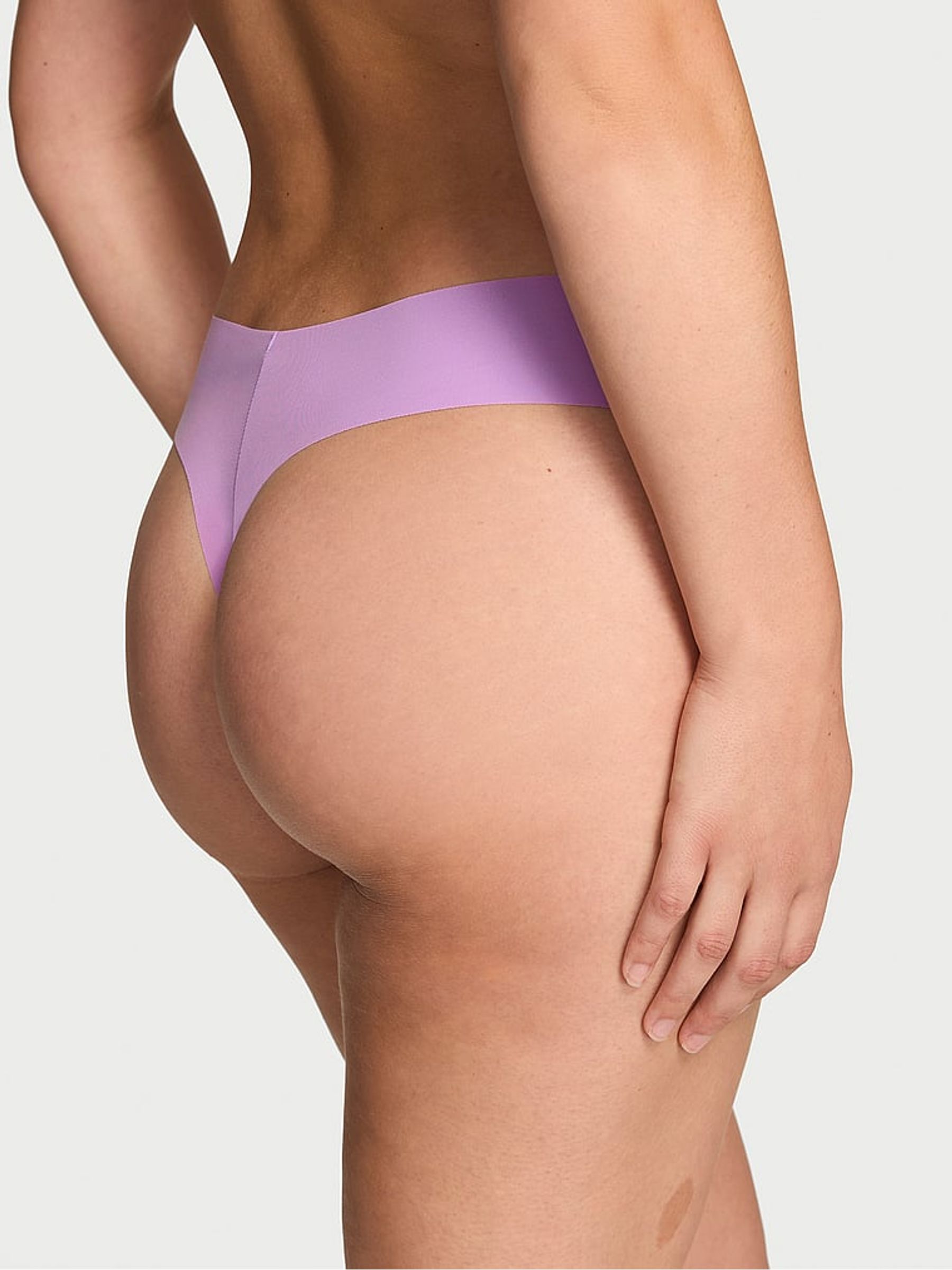 Candy Violet Purple Thong Knickers - Image 2 of 2 Candy Violet Purple Thong Knickers - Image 2 of 2