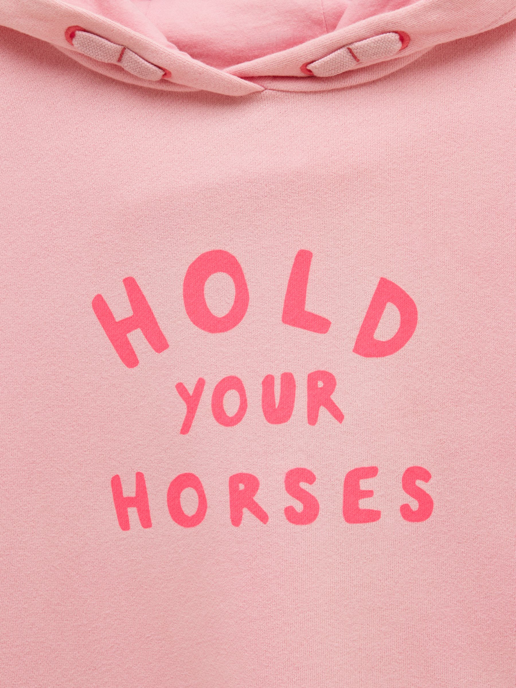 Girls' Sundaze Pink Slogan Hoodie - Image 3 of 4
