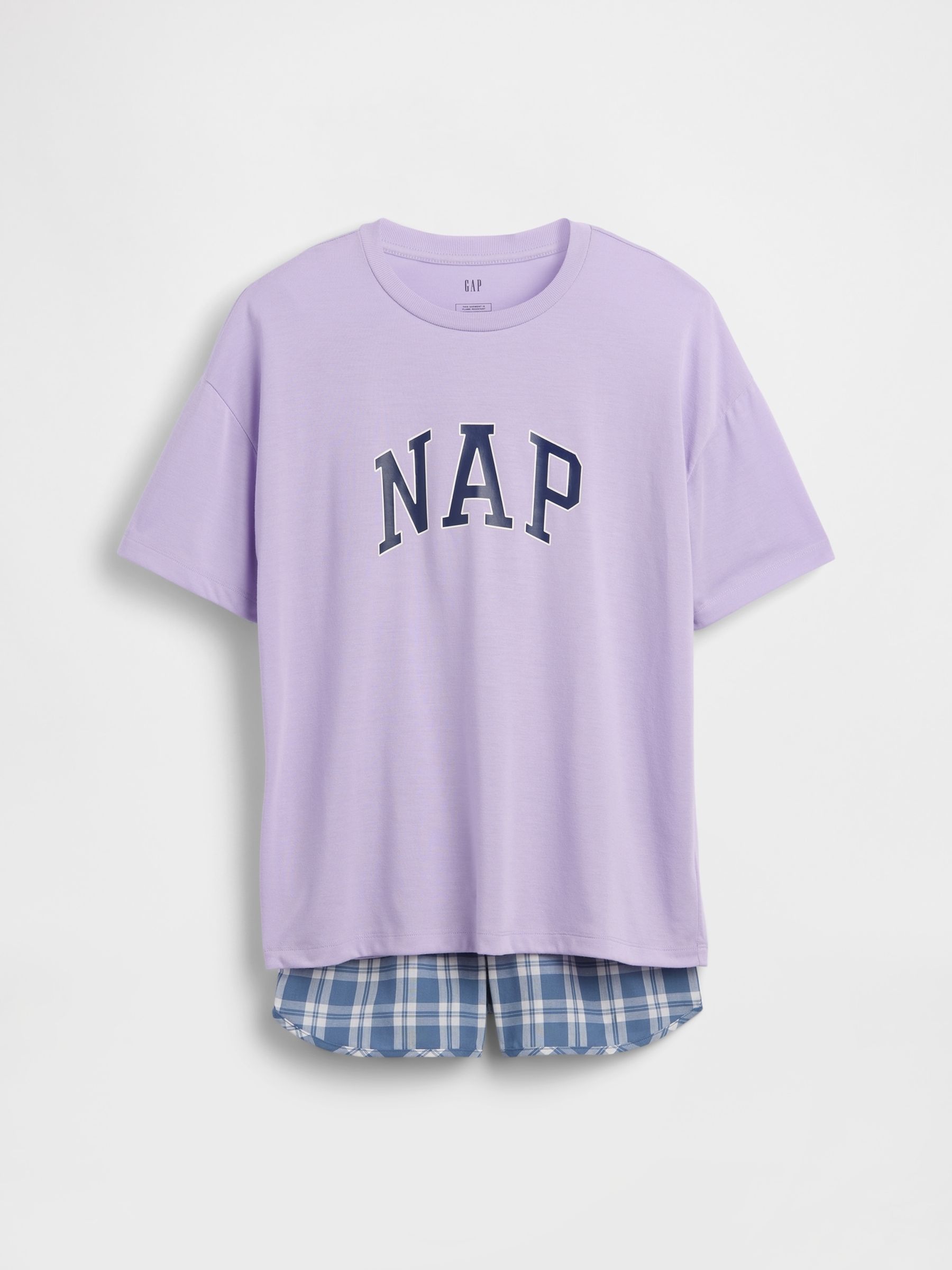 Purple Pyjamas Short Set - Image 3 of 4