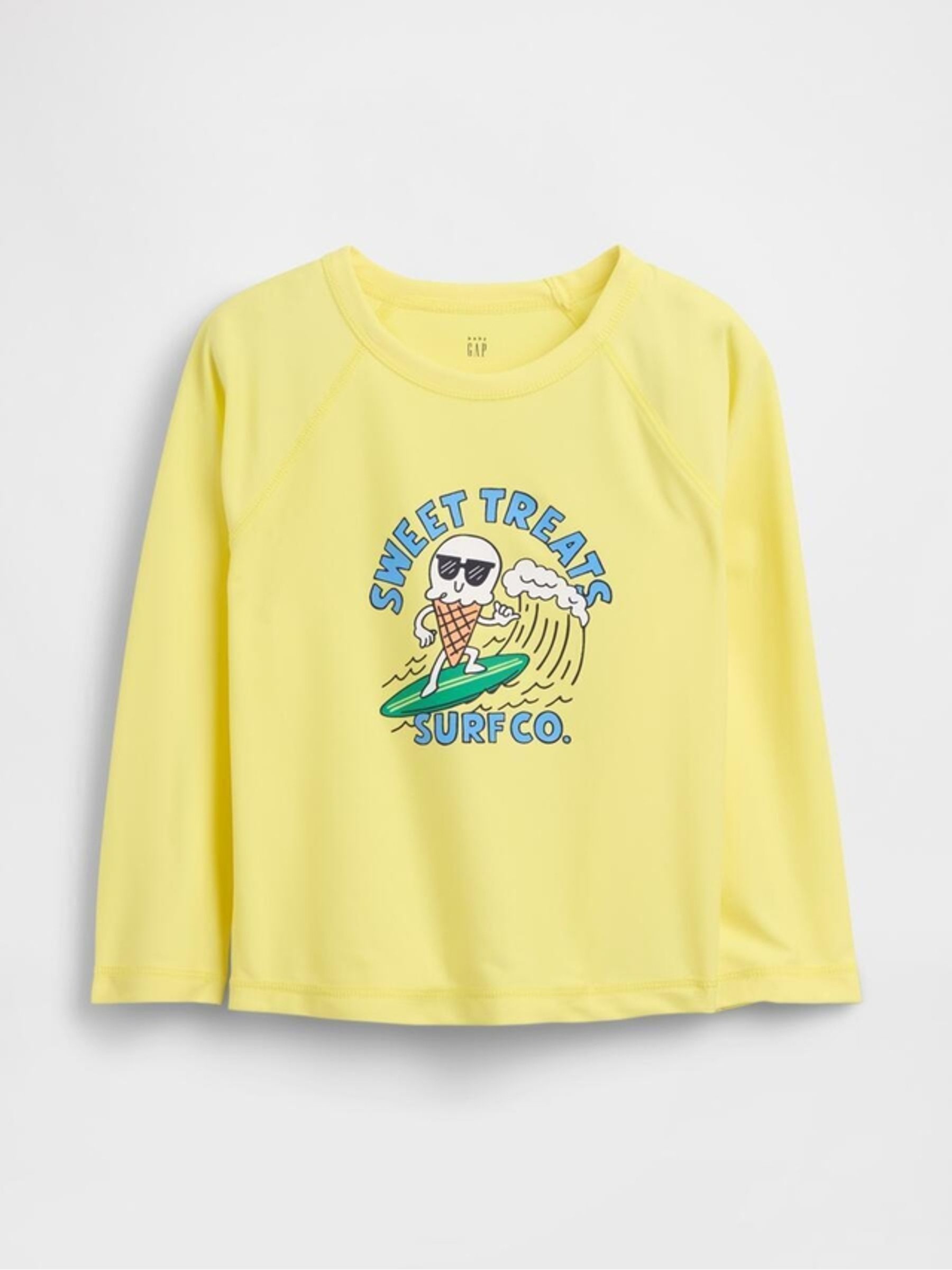 Yellow Swim Rash Guard - Image 1 of 2