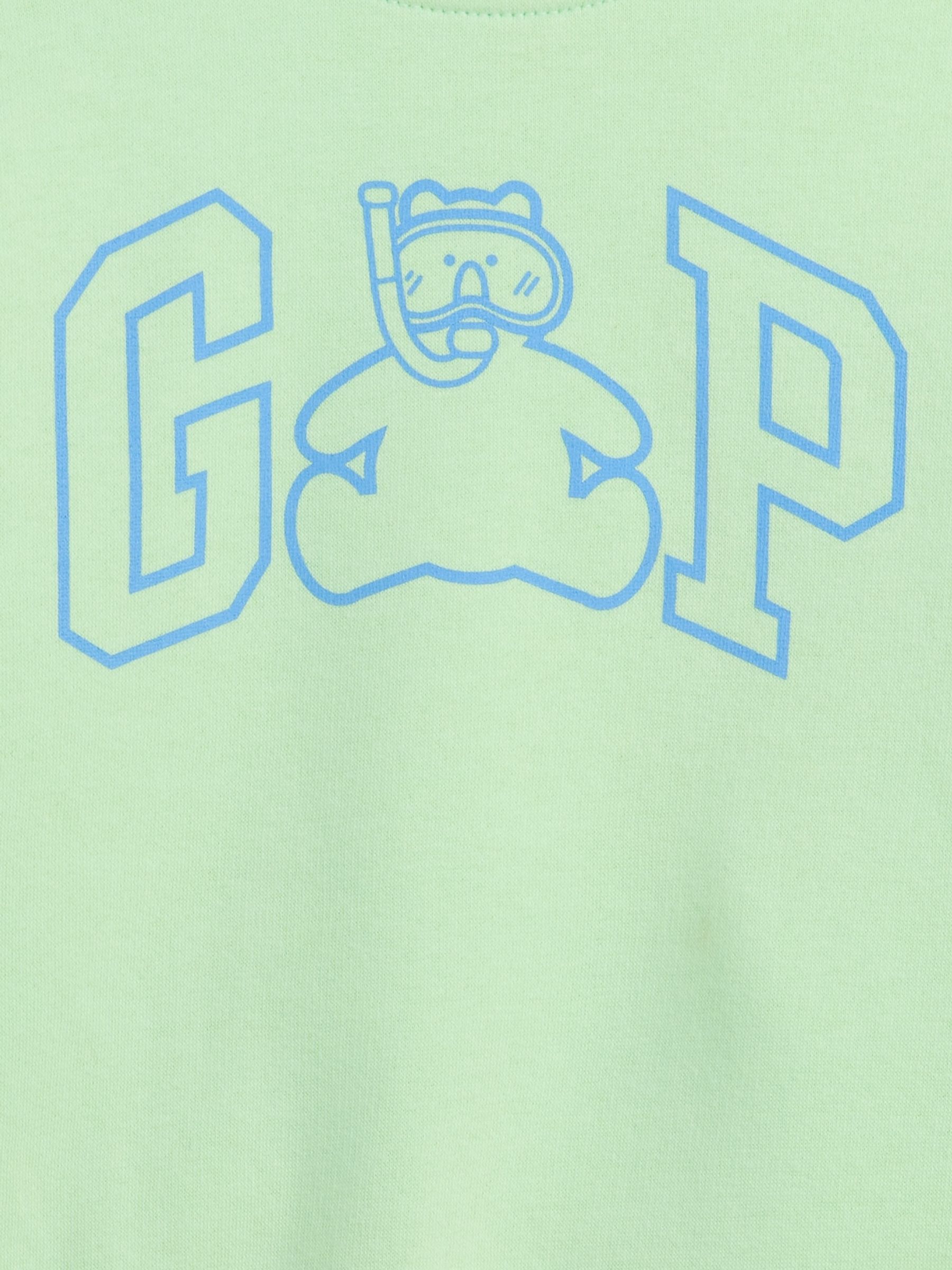 Green Logo Relaxed Crew Neck Sweatshirt (6mths-5yrs) - Image 3 of 3