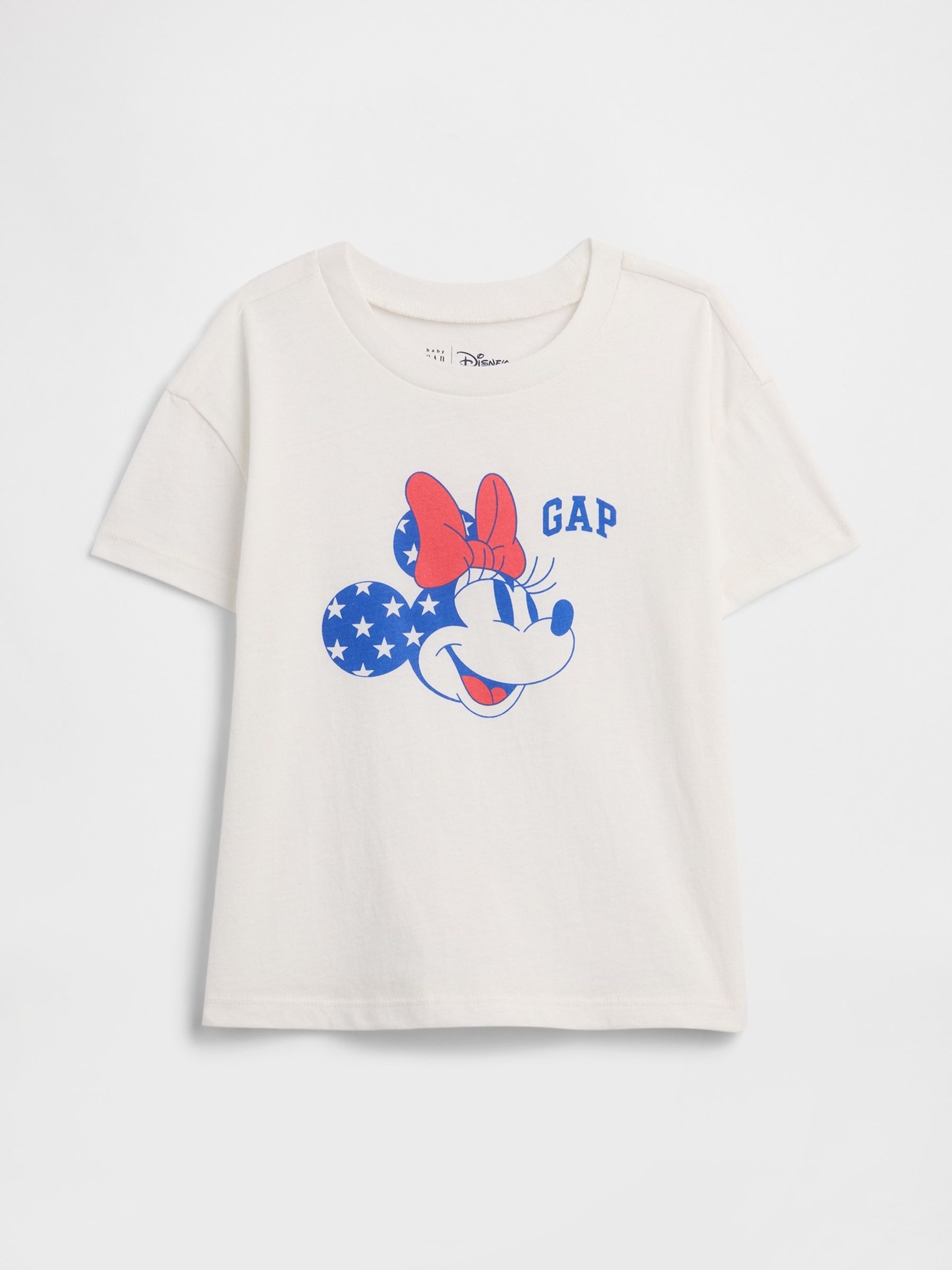 White Minnie Mouse Disney Graphic T-Shirt - Image 1 of 3 White Minnie Mouse Disney Graphic T-Shirt - Image 1 of 3