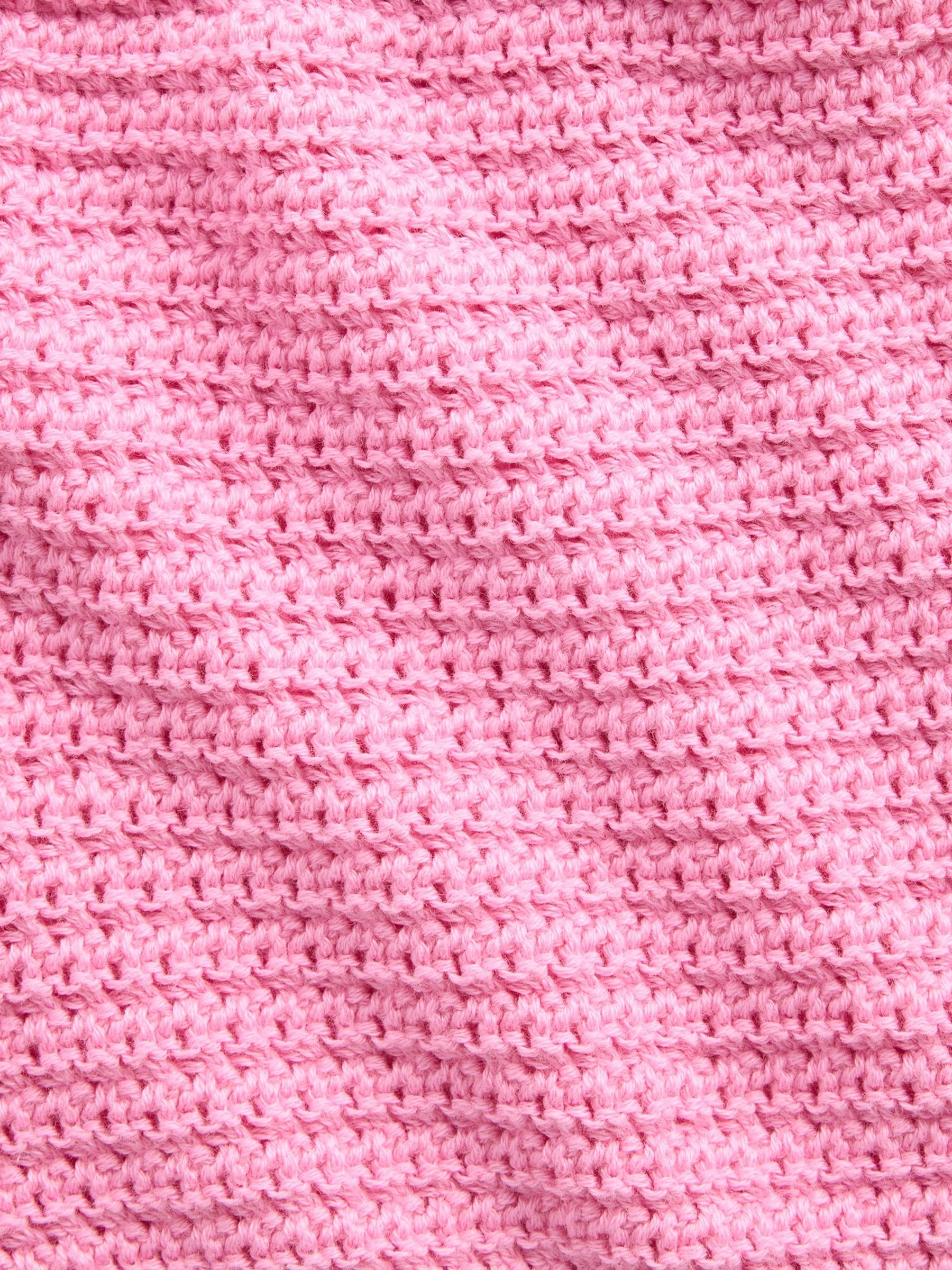 Pink Crochet Pull On Shorts - Image 4 of 4