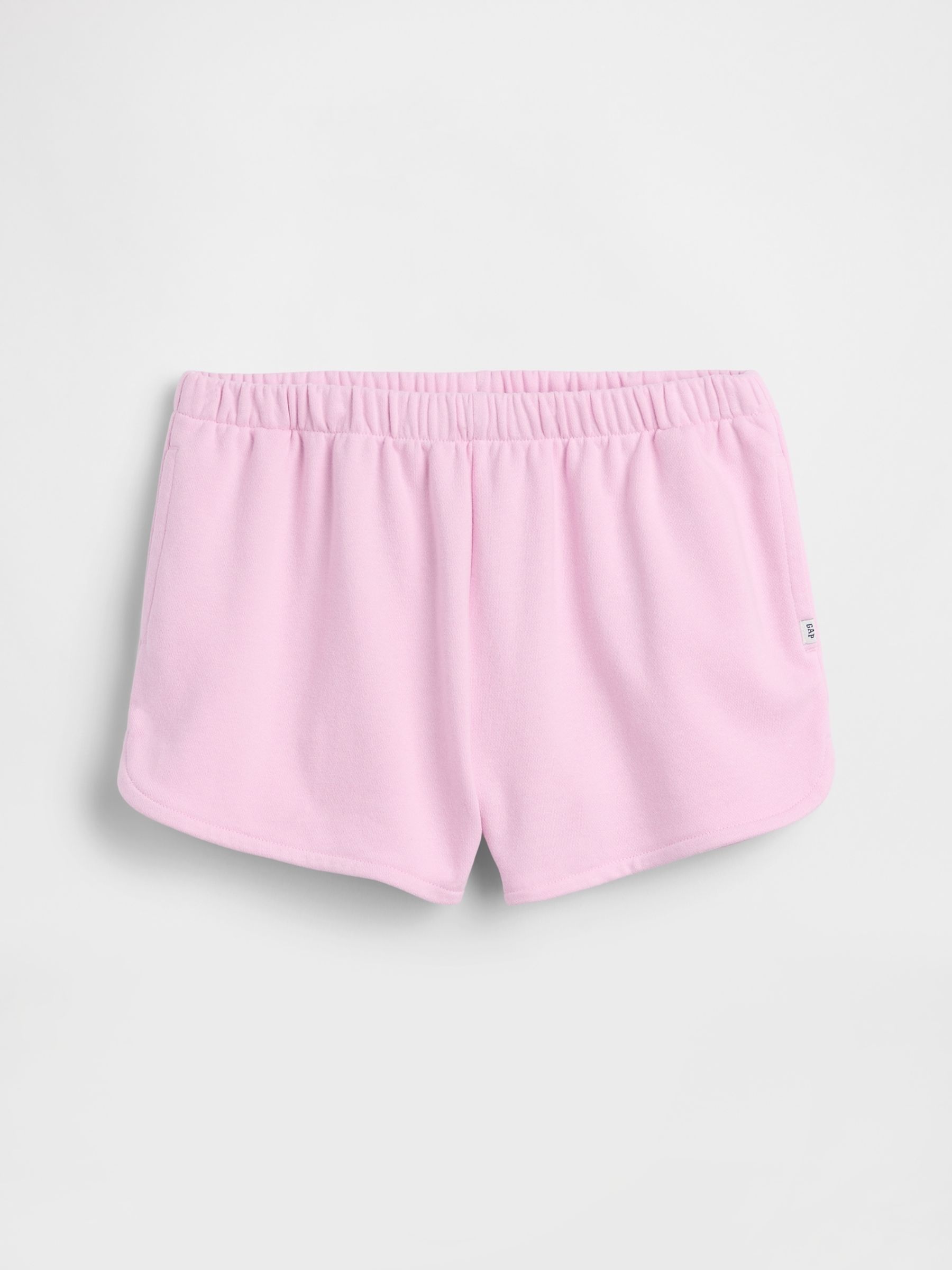 Pink Vintage Soft French Terry Relaxed Dolphin Shorts - Image 4 of 5
