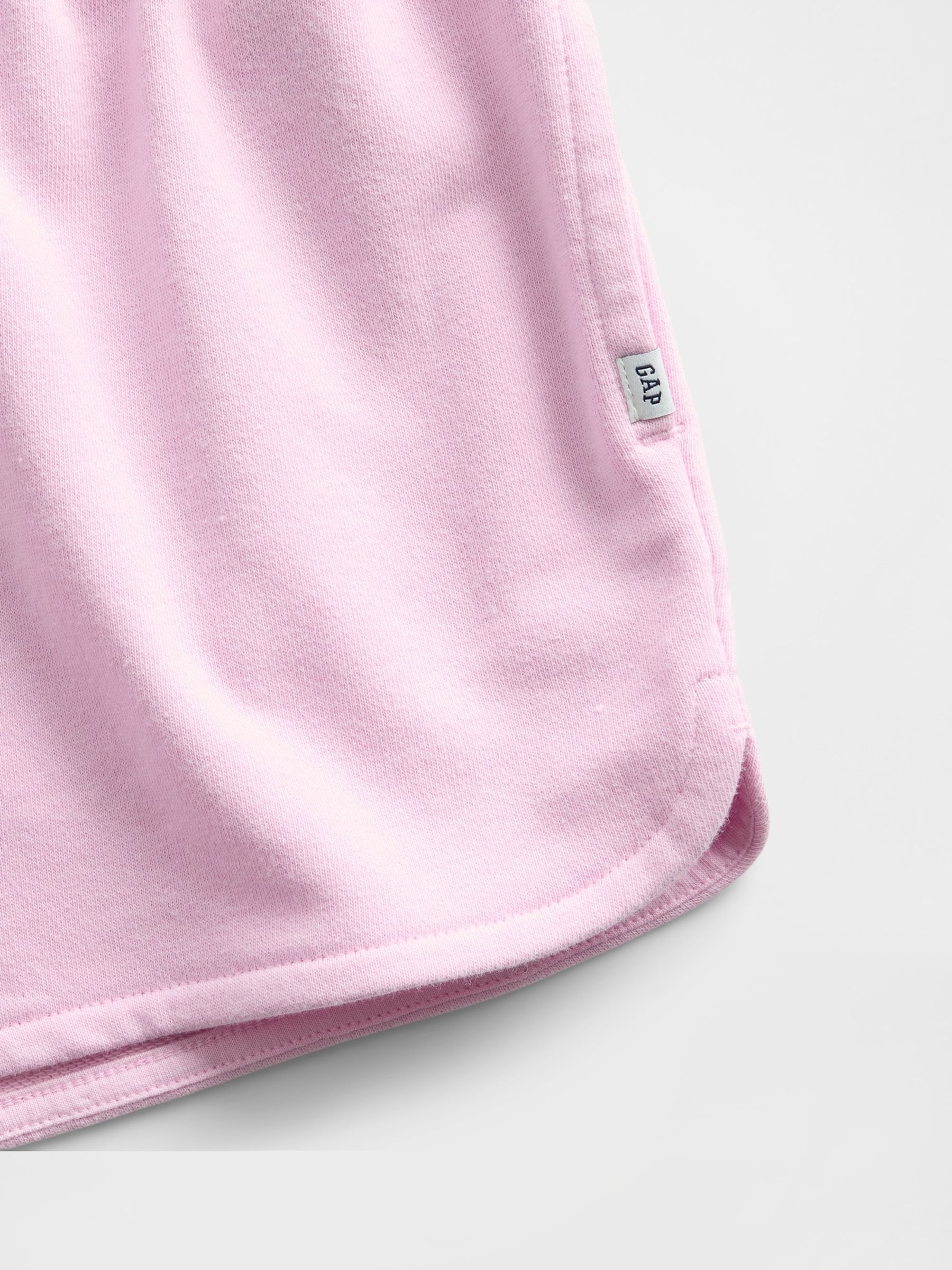 Pink Vintage Soft French Terry Relaxed Dolphin Shorts - Image 5 of 5