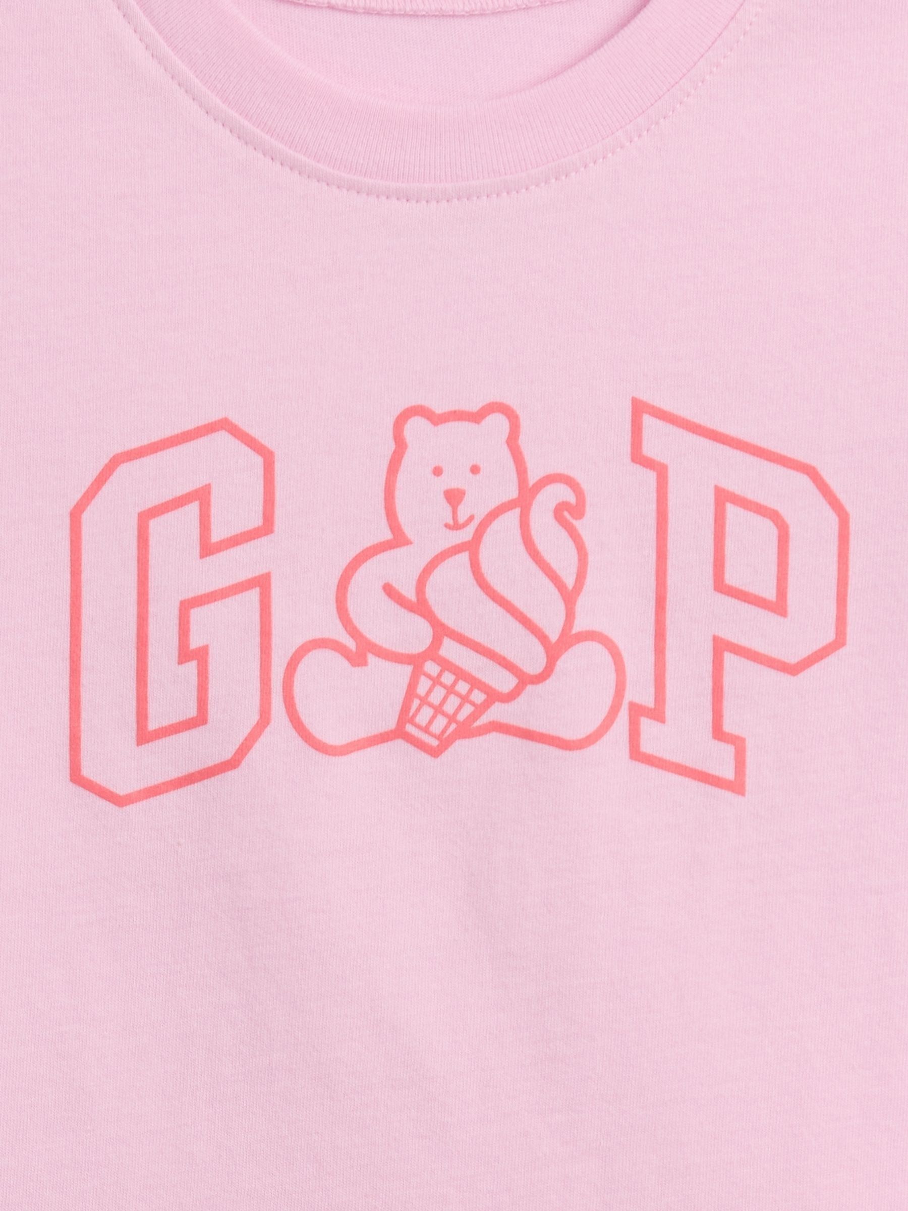 Pink Graphic Logo Short Sleeve T-Shirt - Image 3 of 3