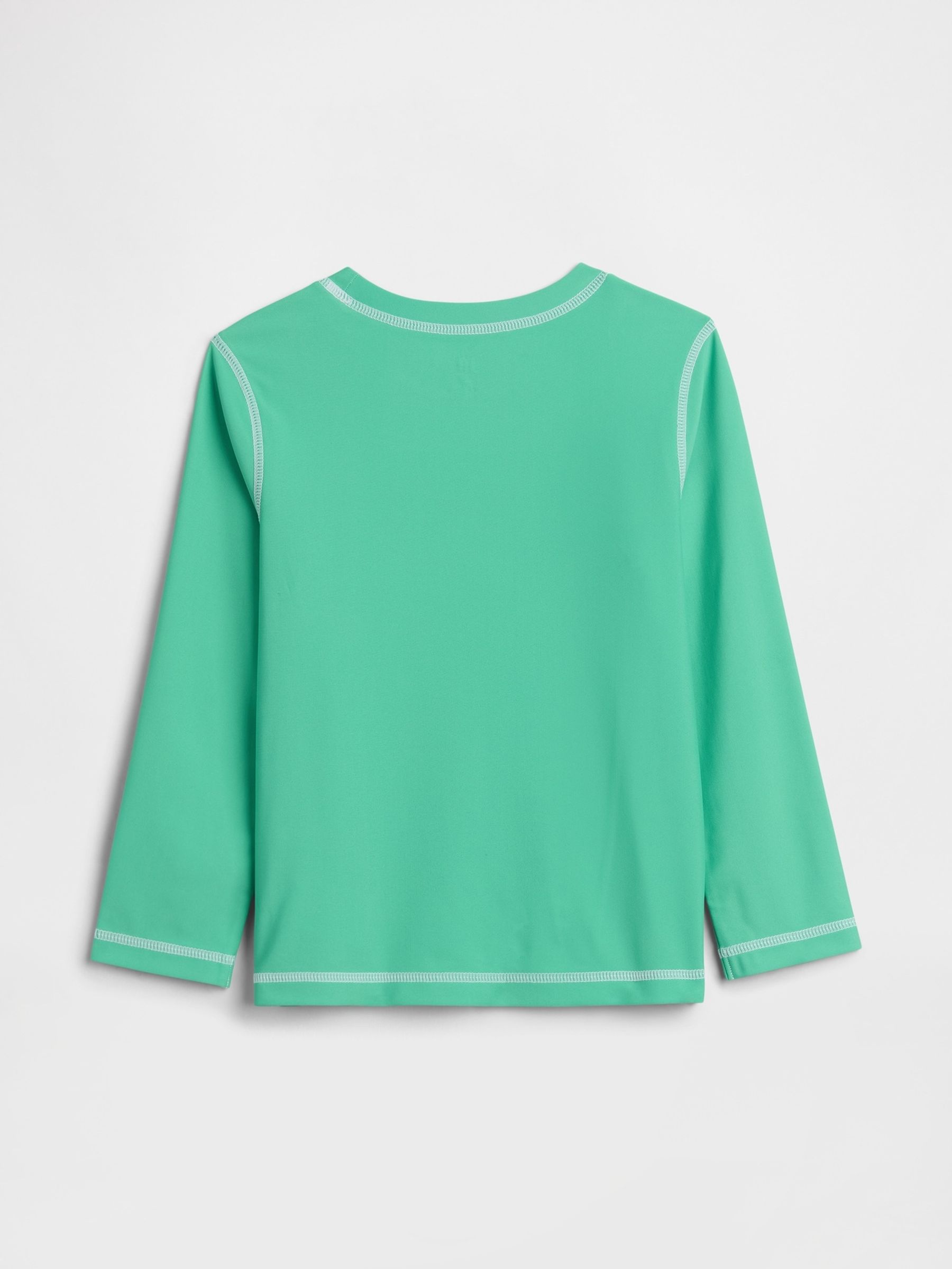 Green Graphic Swim Top (Newborn-5yrs) - Image 2 of 2