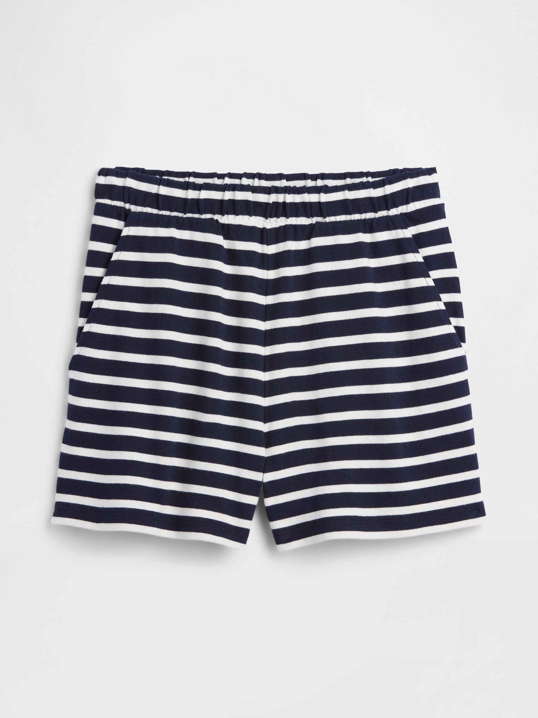 Blue Stripe Pull On Stripe Shorts - Image 5 of 5