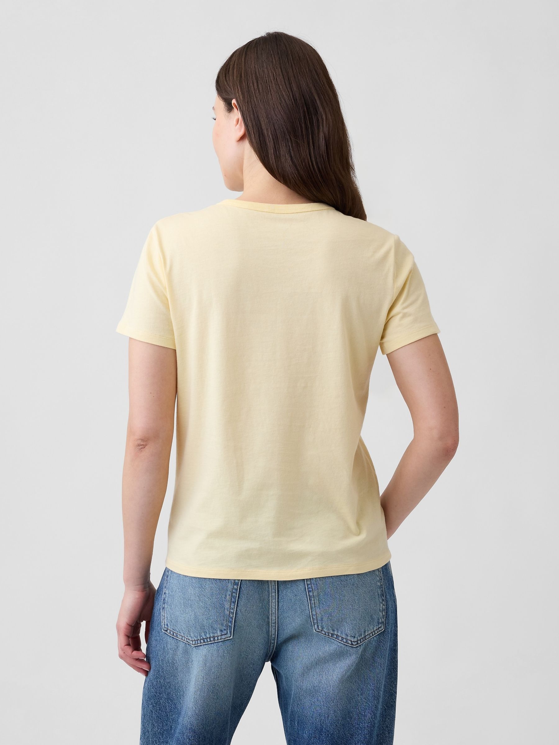 Yellow Favourite Crew neck Short Sleeve T-Shirt - Image 2 of 5