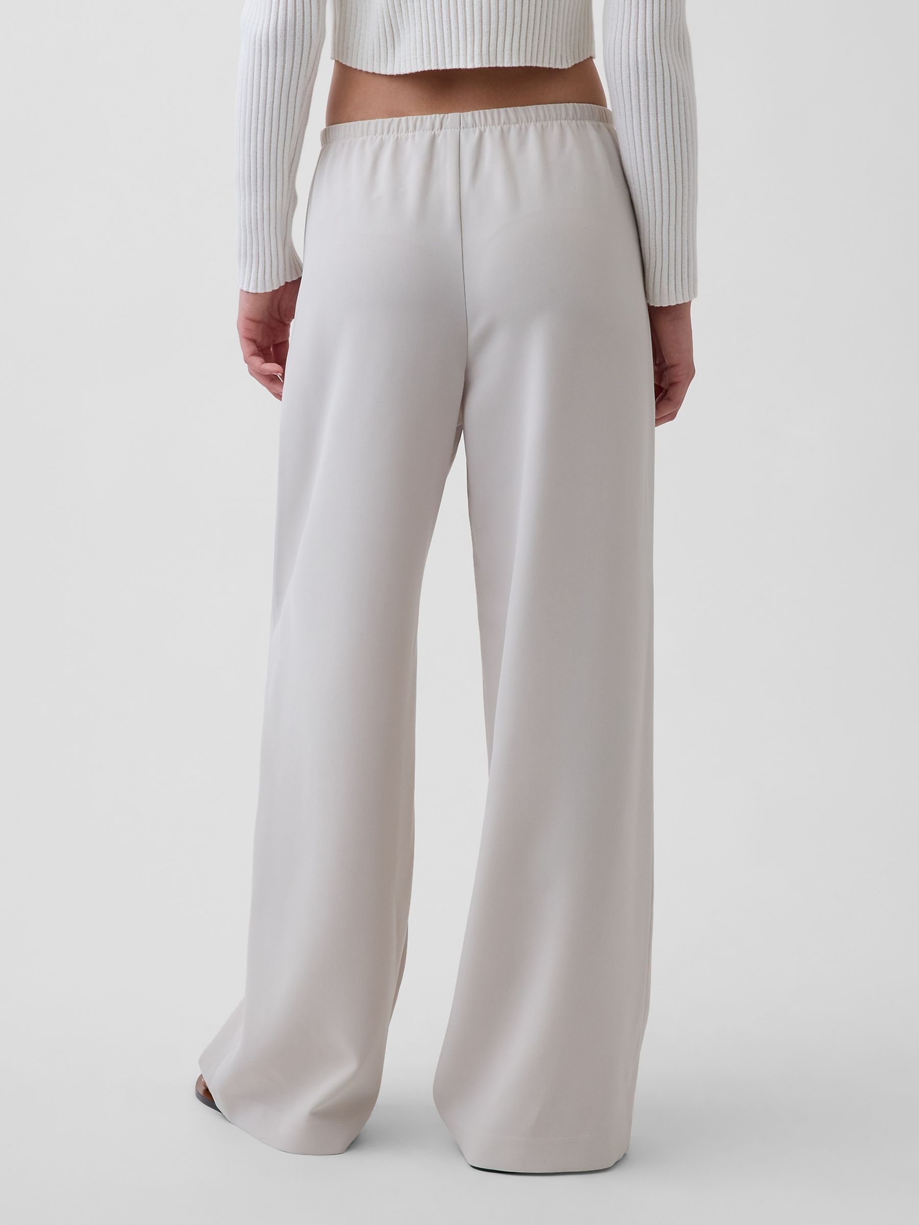 Grey Easy Wide-Leg Trousers - Image 2 of 5