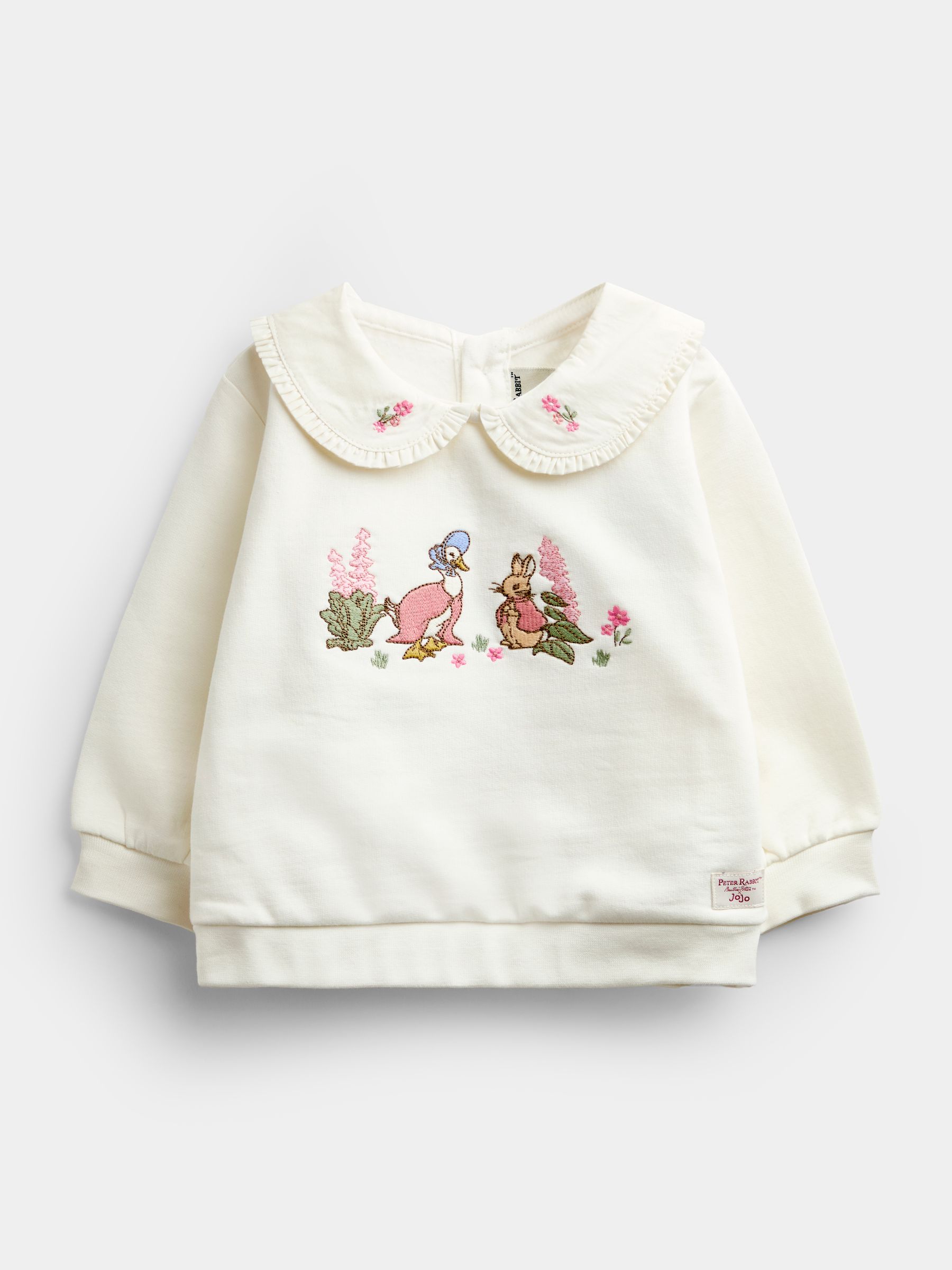 Ivory Peter Rabbit™ Flopsy Appliqué Collar Sweatshirt & Leggings Set - Image 2 of 7