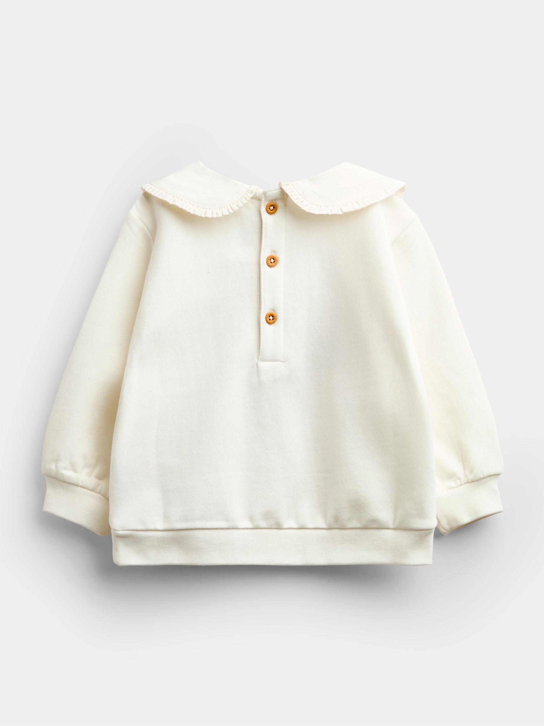 Ivory Peter Rabbit™ Flopsy Appliqué Collar Sweatshirt & Leggings Set - Image 3 of 7