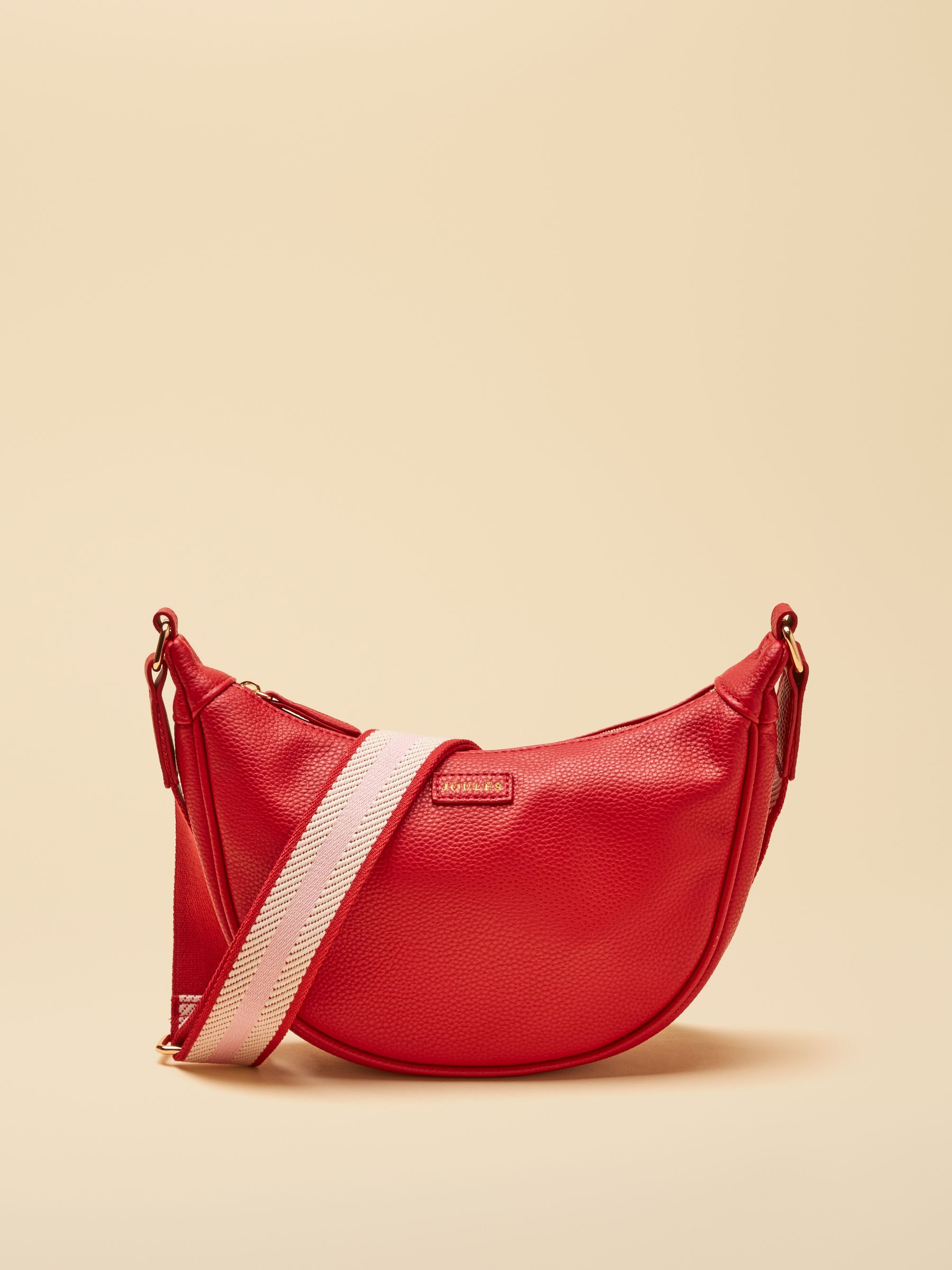 Jade Red Half Moon Adjustable Cross-Body Bag - Image 1 of 9
