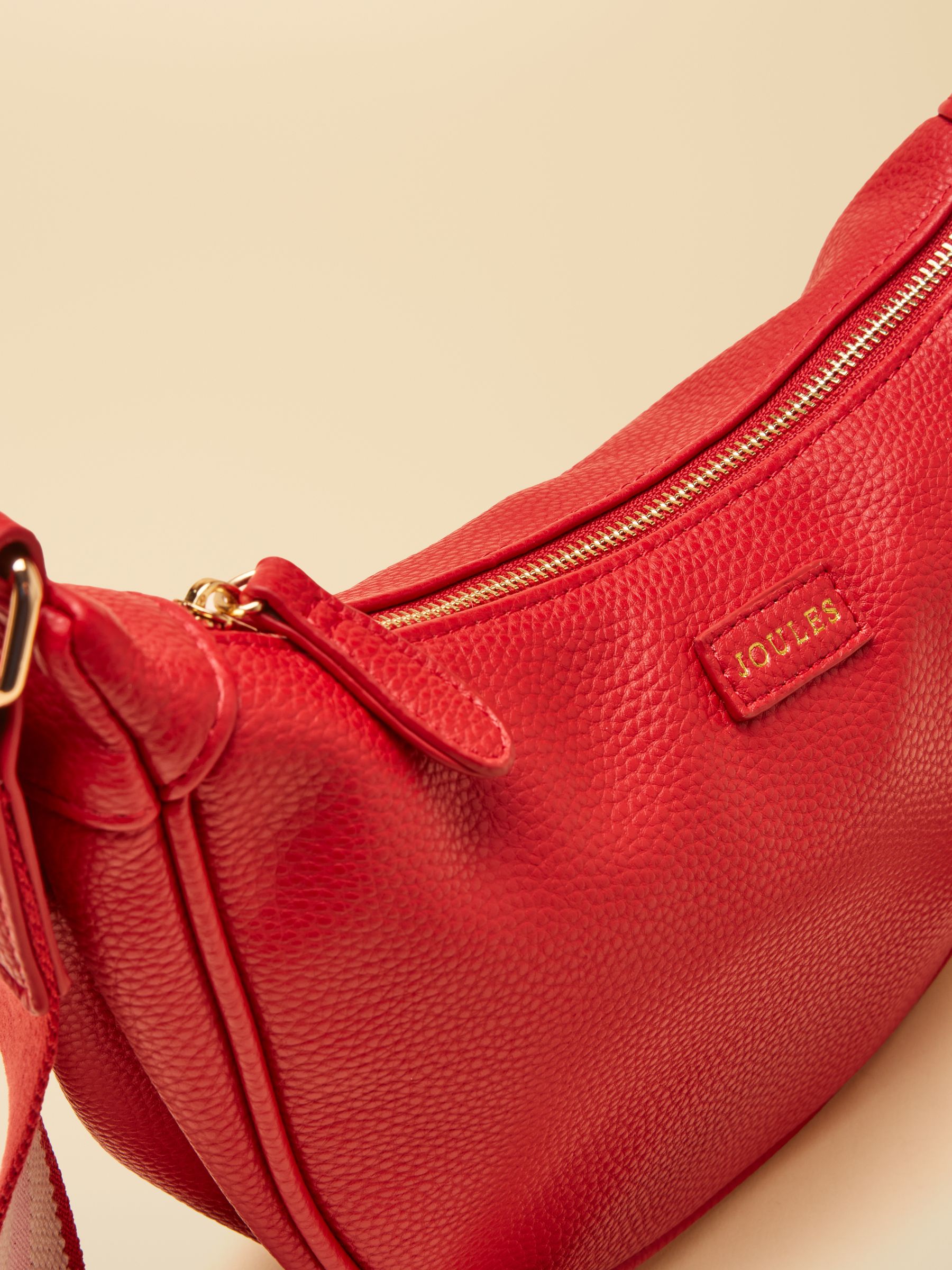 Jade Red Half Moon Adjustable Cross-Body Bag - Image 9 of 9 Jade Red Half Moon Adjustable Cross-Body Bag - Image 9 of 9
