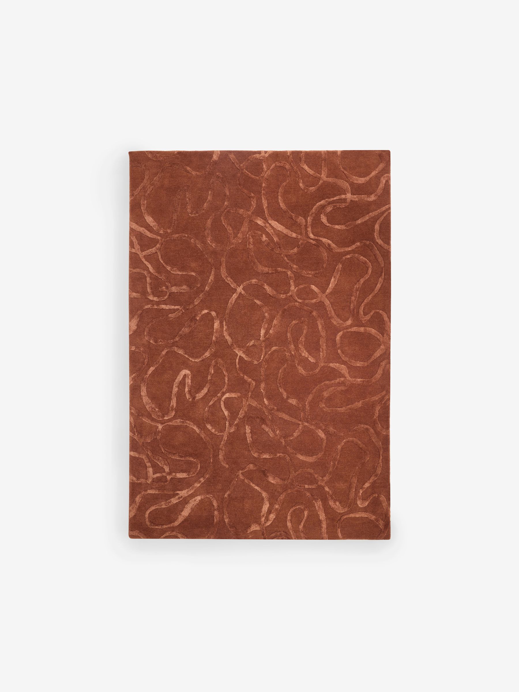 Varri Rug in Rust Red - Image 5 of 5