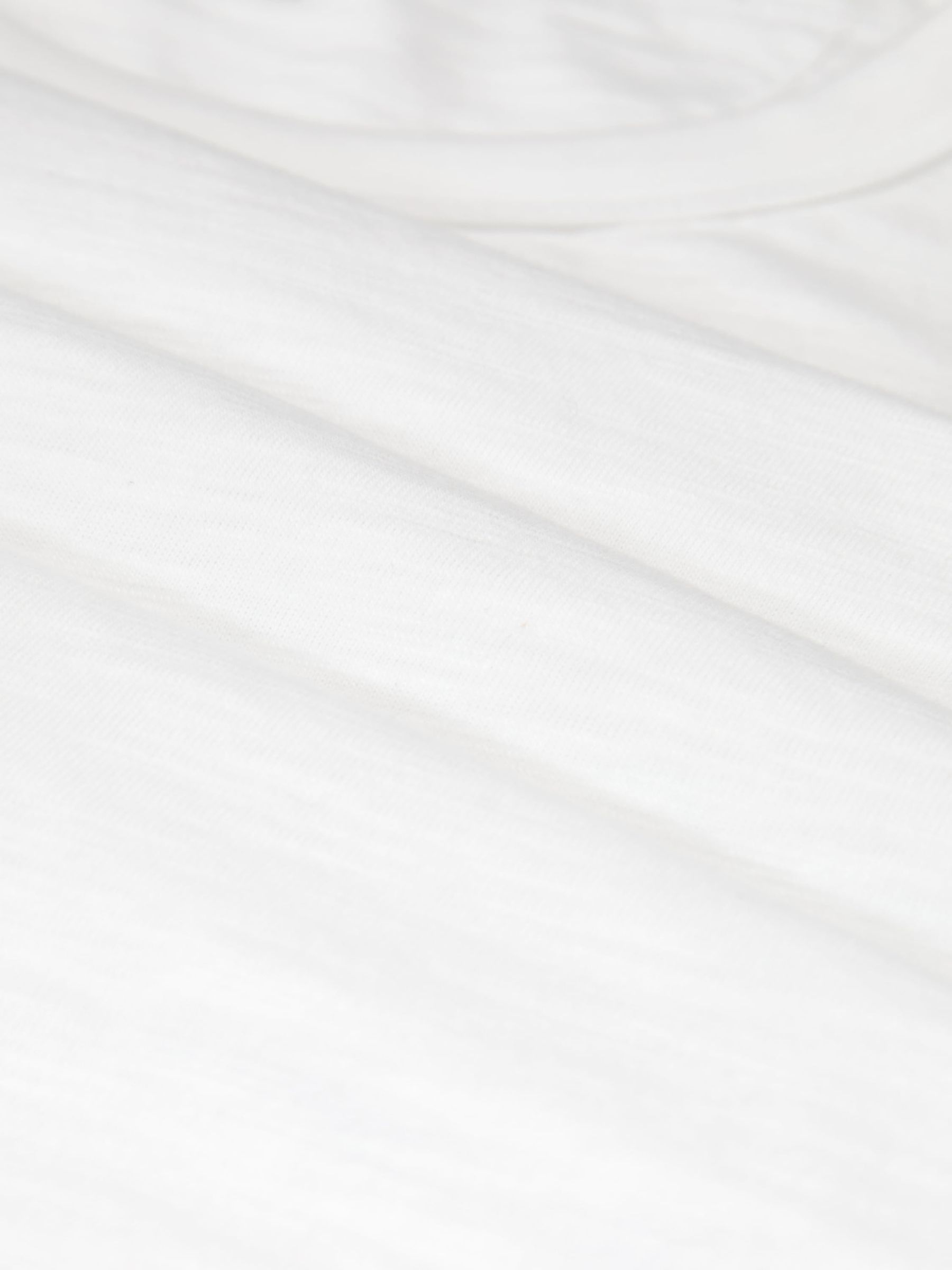 Cotton Slub Relaxed-Fit T-Shirt in White - Image 6 of 6