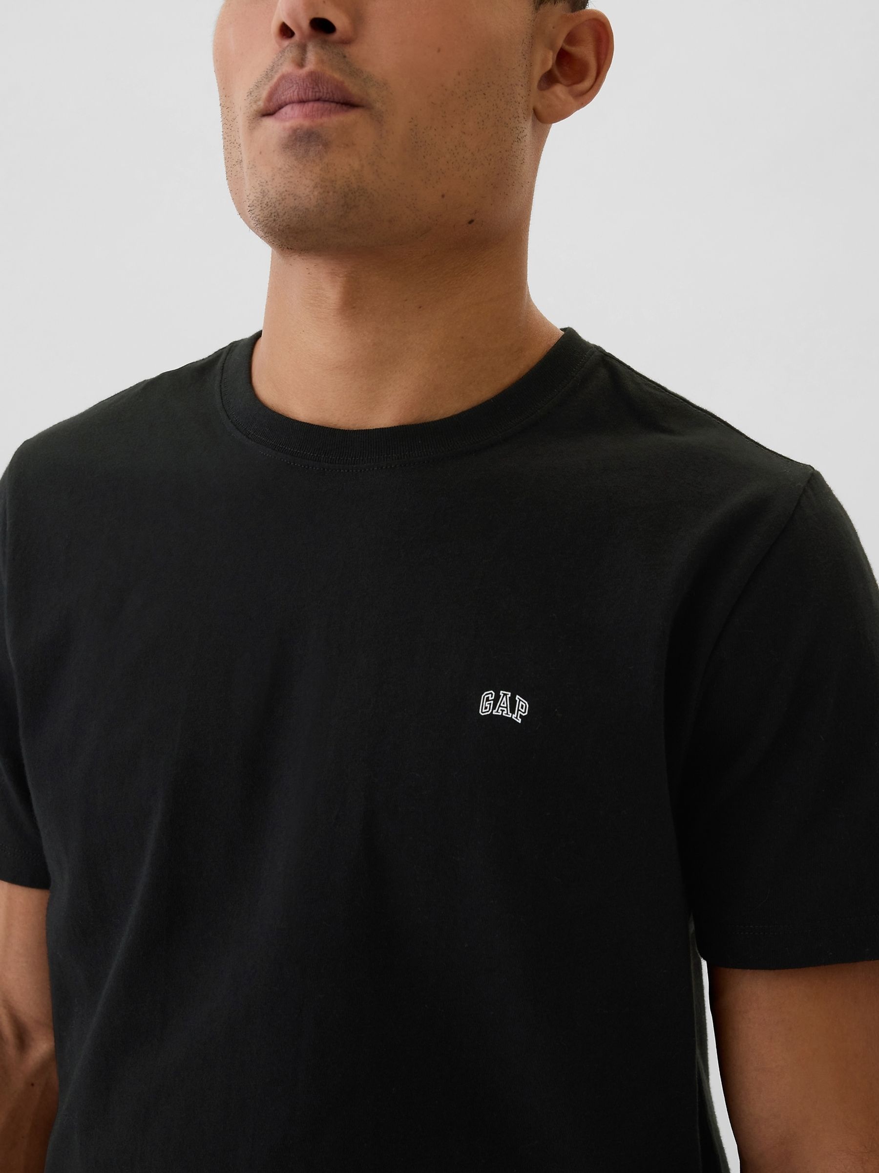 Black Everyday Soft Mini-Logo Short Sleeve T-Shirt - Image 4 of 4