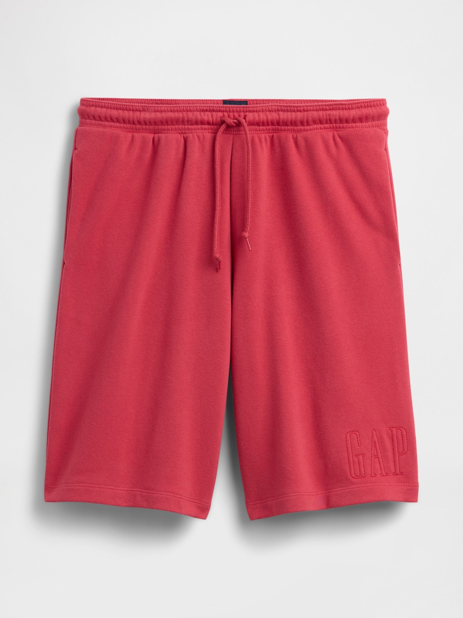 Red Vintage Soft Terry Relaxed Logo Sweat Shorts - Image 4 of 5