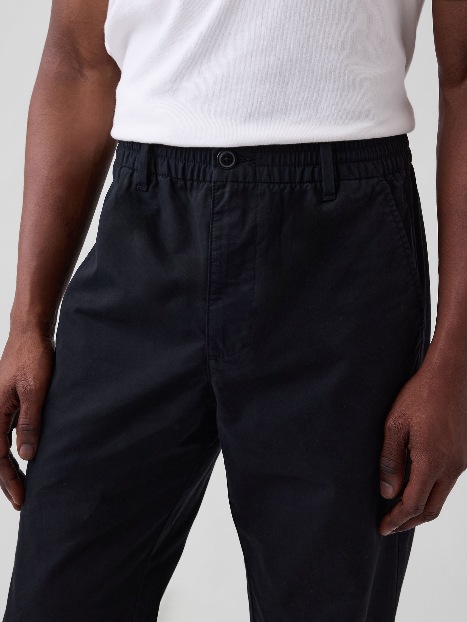 Black Easy Relaxed Chinos - Image 5 of 6