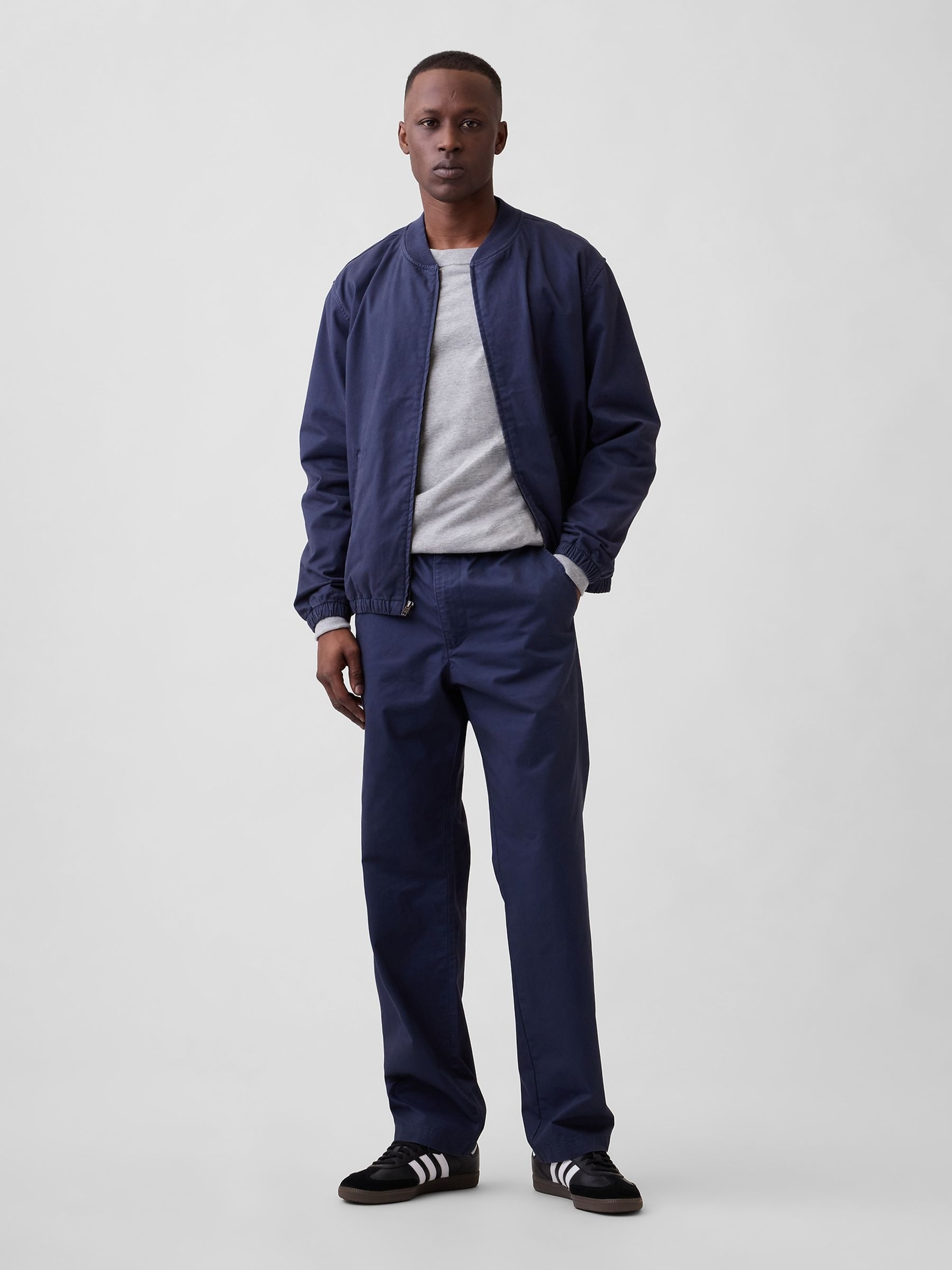 Navy Easy Relaxed Chinos - Image 2 of 6