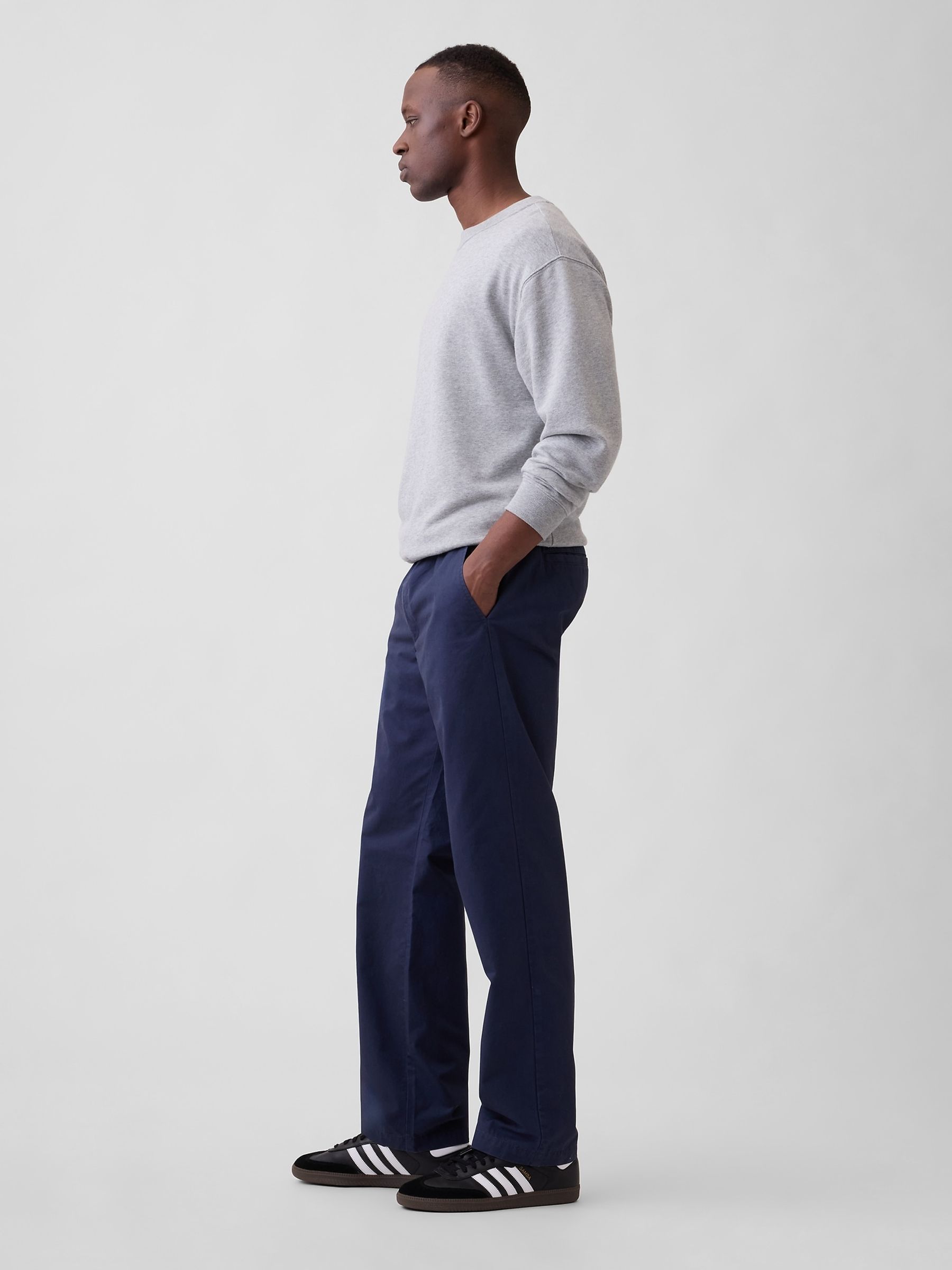 Navy Easy Relaxed Chinos - Image 4 of 6