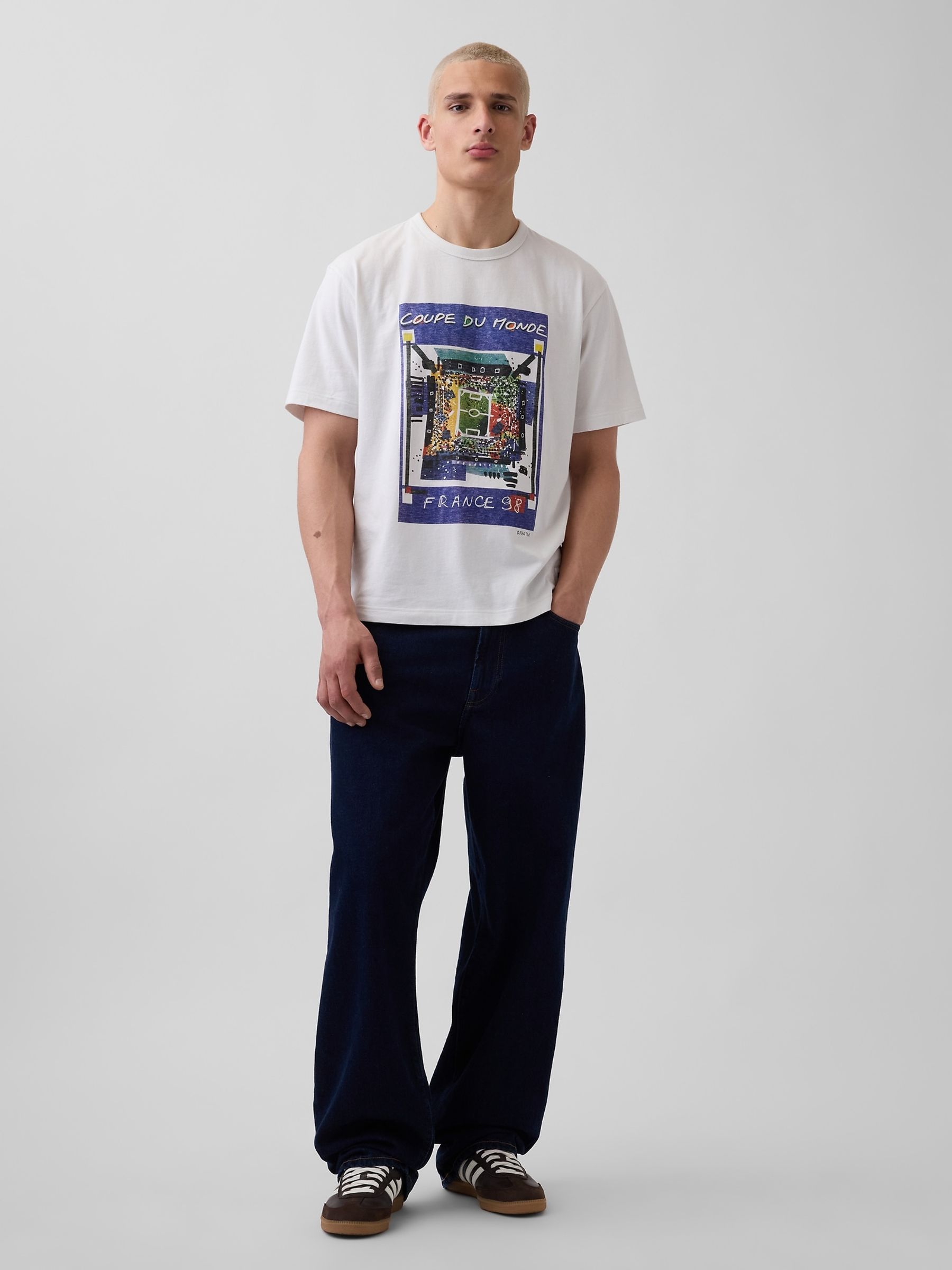 White France FIFA WORLD CUP™ Relaxed Graphic Short Sleeve T-Shirt - Image 3 of 5