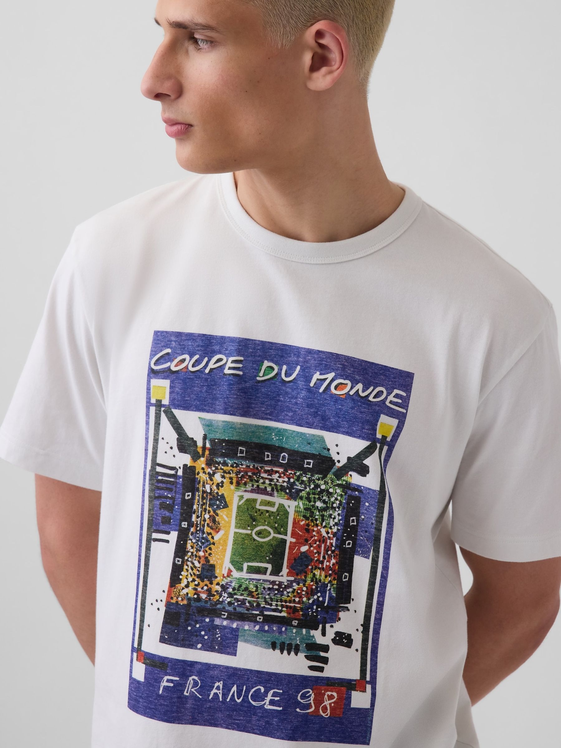 White France FIFA WORLD CUP™ Relaxed Graphic Short Sleeve T-Shirt - Image 4 of 5