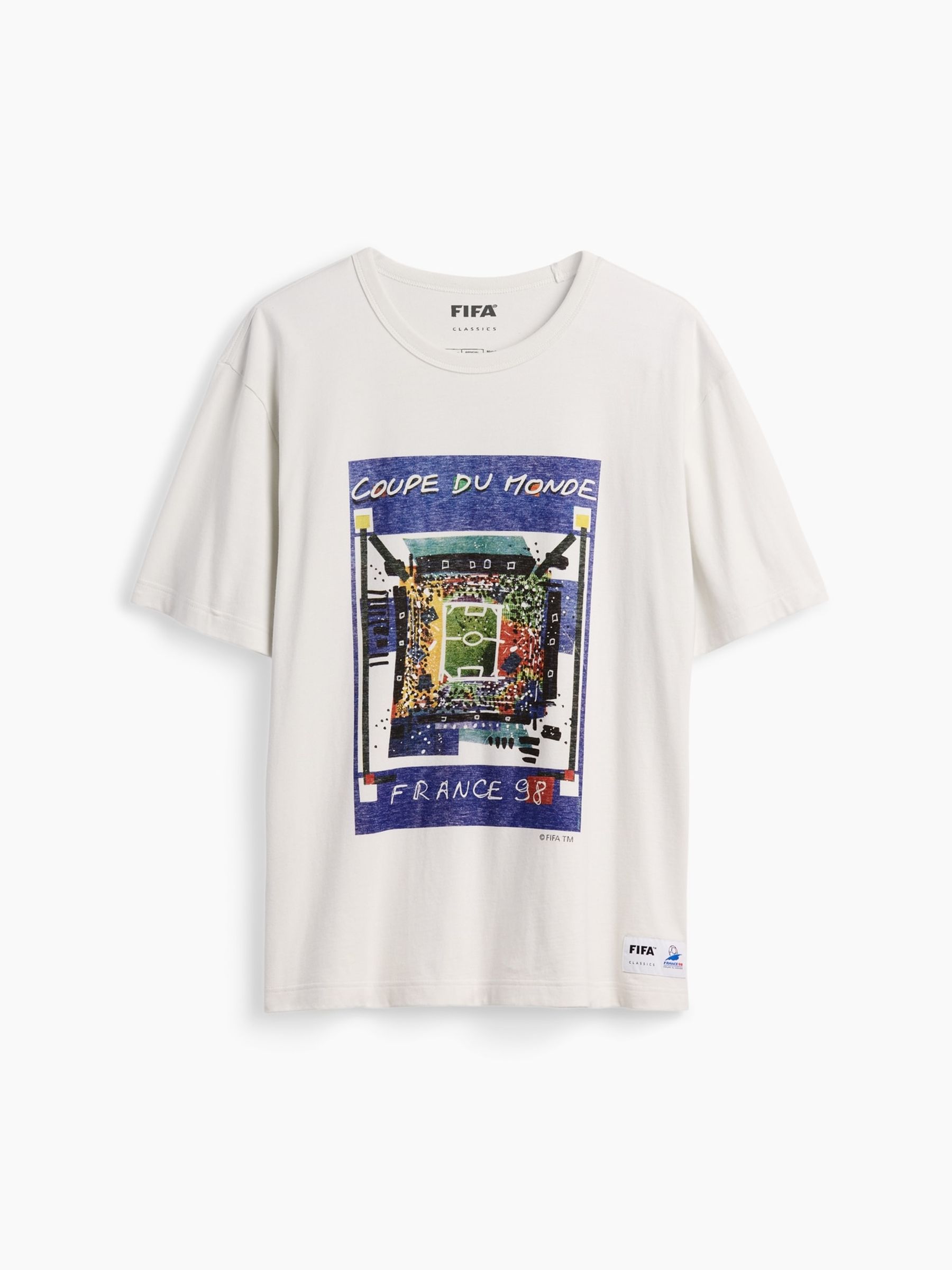 White France FIFA WORLD CUP™ Relaxed Graphic Short Sleeve T-Shirt - Image 5 of 5 White France FIFA WORLD CUP™ Relaxed Graphic Short Sleeve T-Shirt - Image 5 of 5