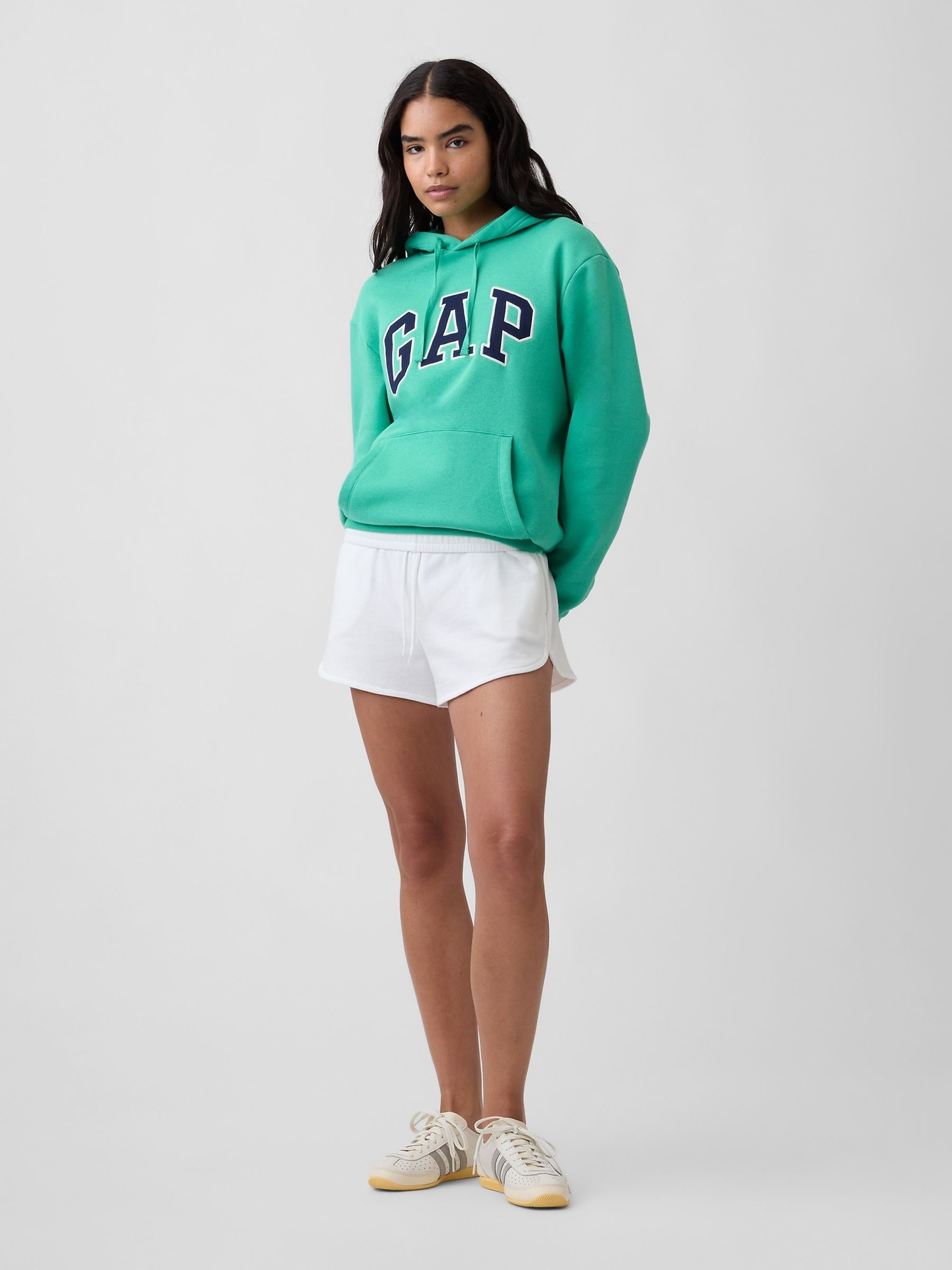 Bright Green Relaxed Logo Hoodie - Image 5 of 6
