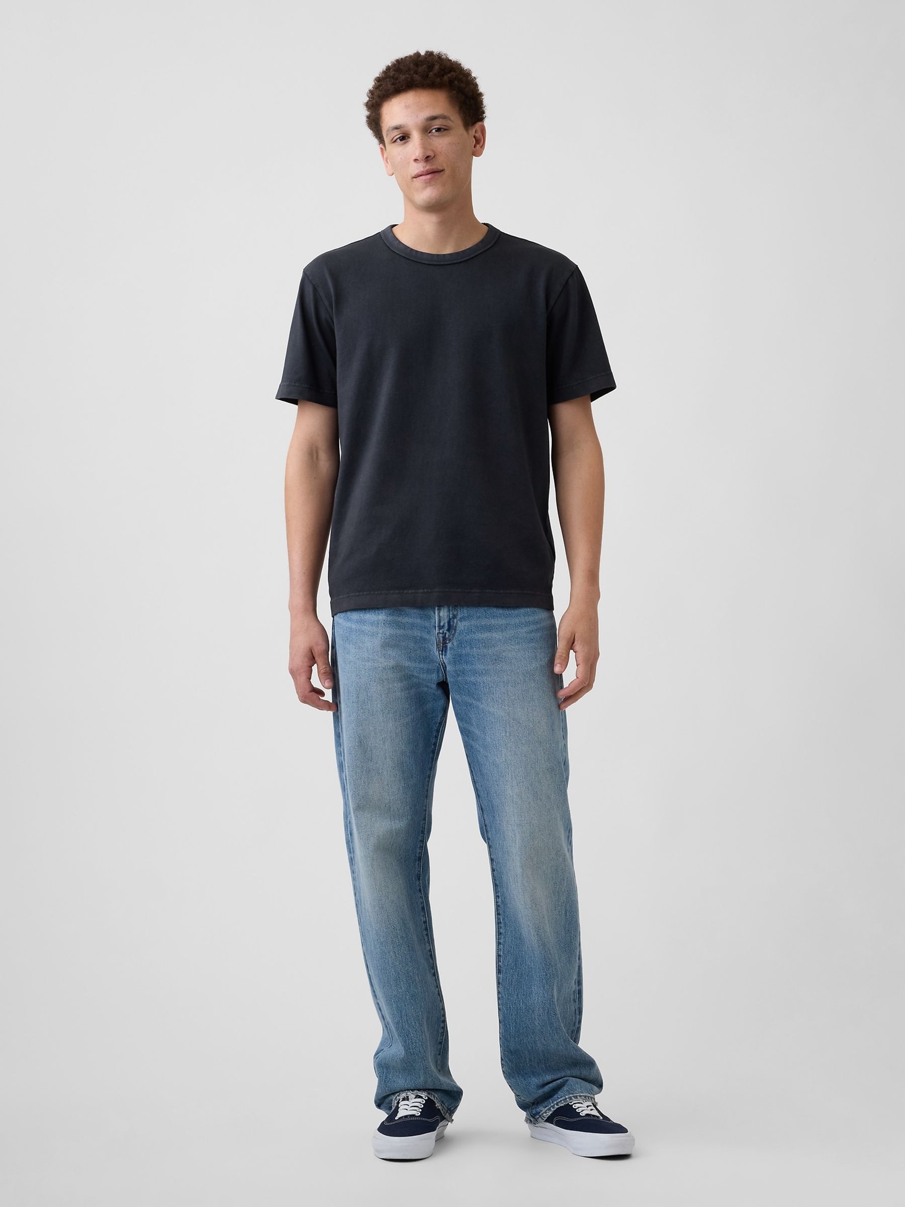 Black Heavyweight Relaxed Short Sleeve T-Shirt - Image 3 of 4