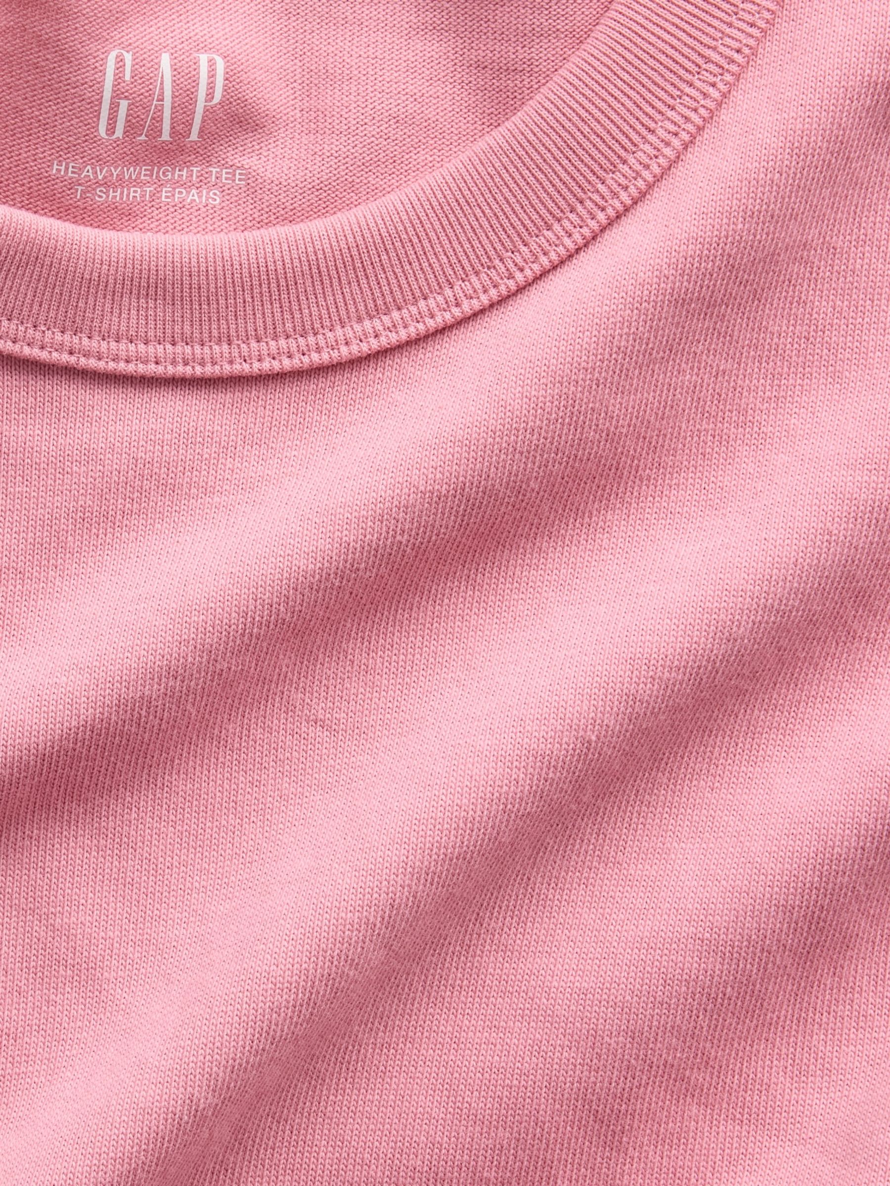 Pink Heavyweight Relaxed Short Sleeve T-Shirt - Image 4 of 4