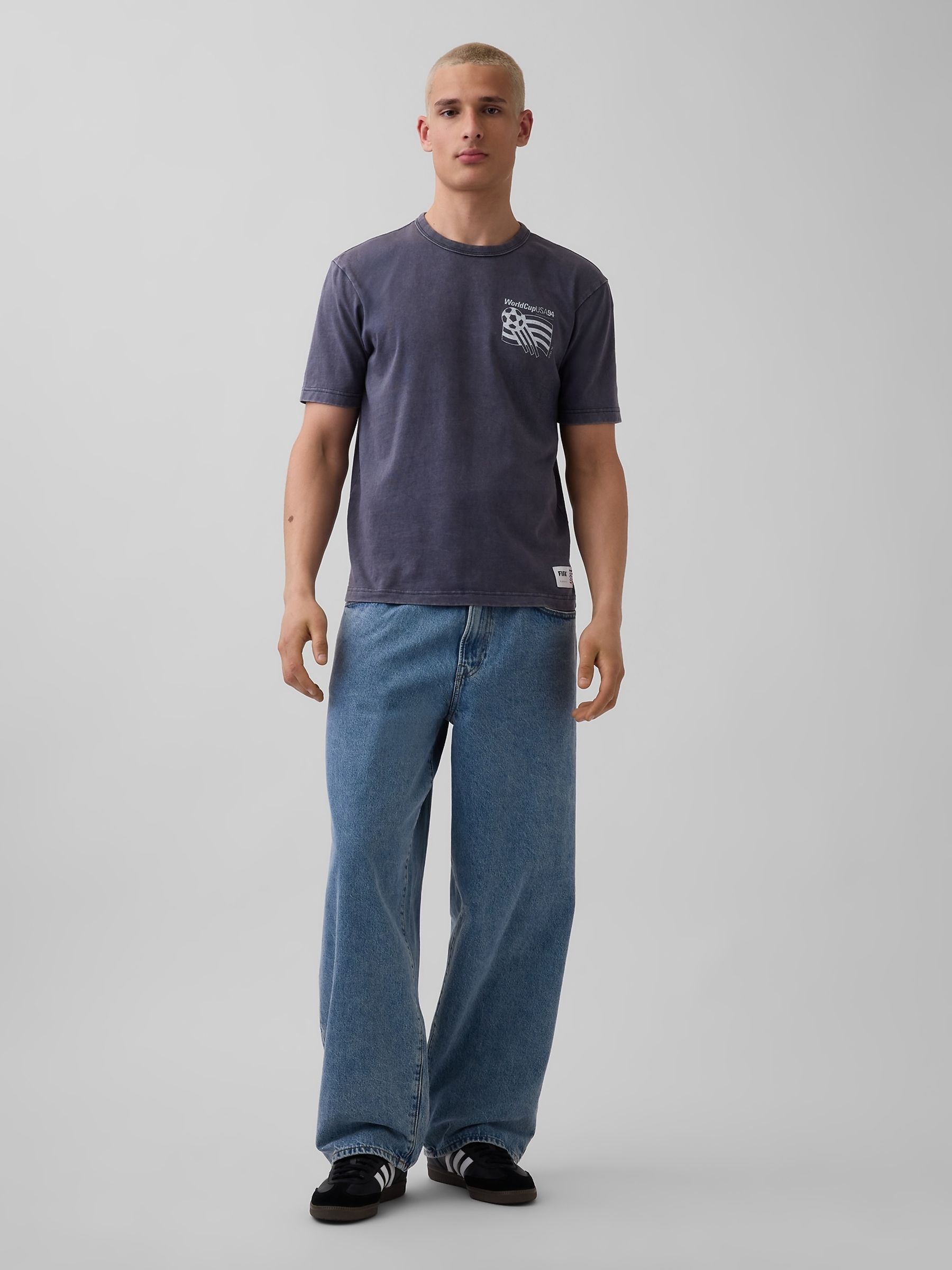 Navy USA FIFA WORLD CUP™ Relaxed Graphic Short Sleeve T-Shirt - Image 3 of 5