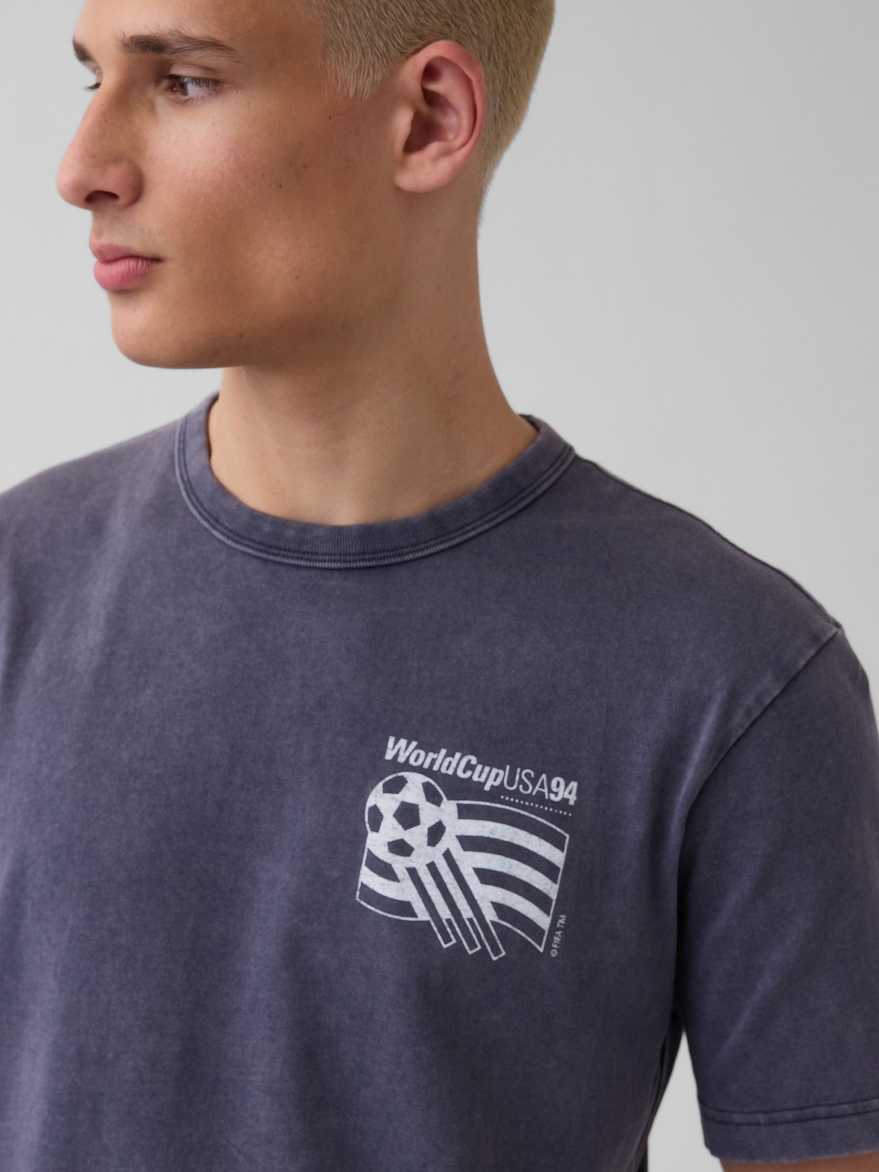 Navy USA FIFA WORLD CUP™ Relaxed Graphic Short Sleeve T-Shirt - Image 4 of 5
