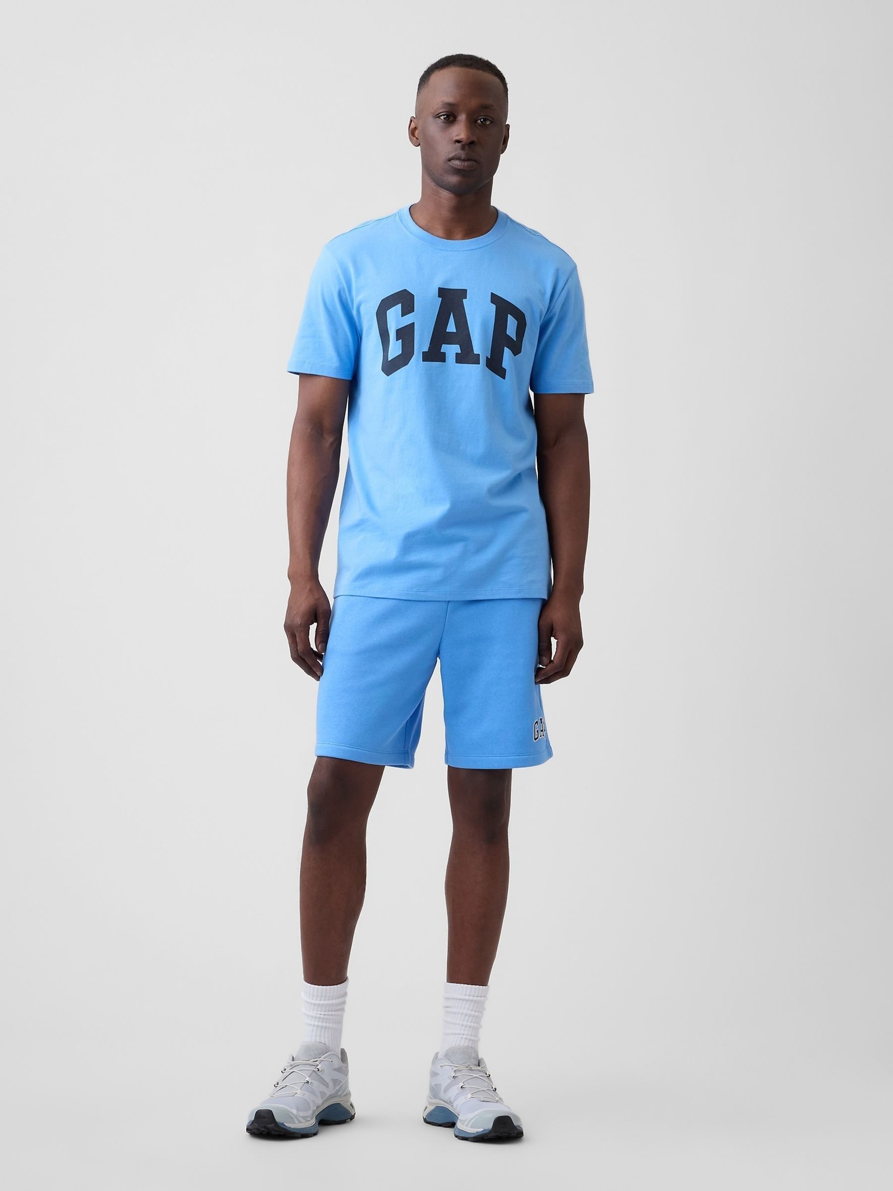 Blue Logo Shorts - Image 2 of 4 Blue Logo Shorts - Image 2 of 4