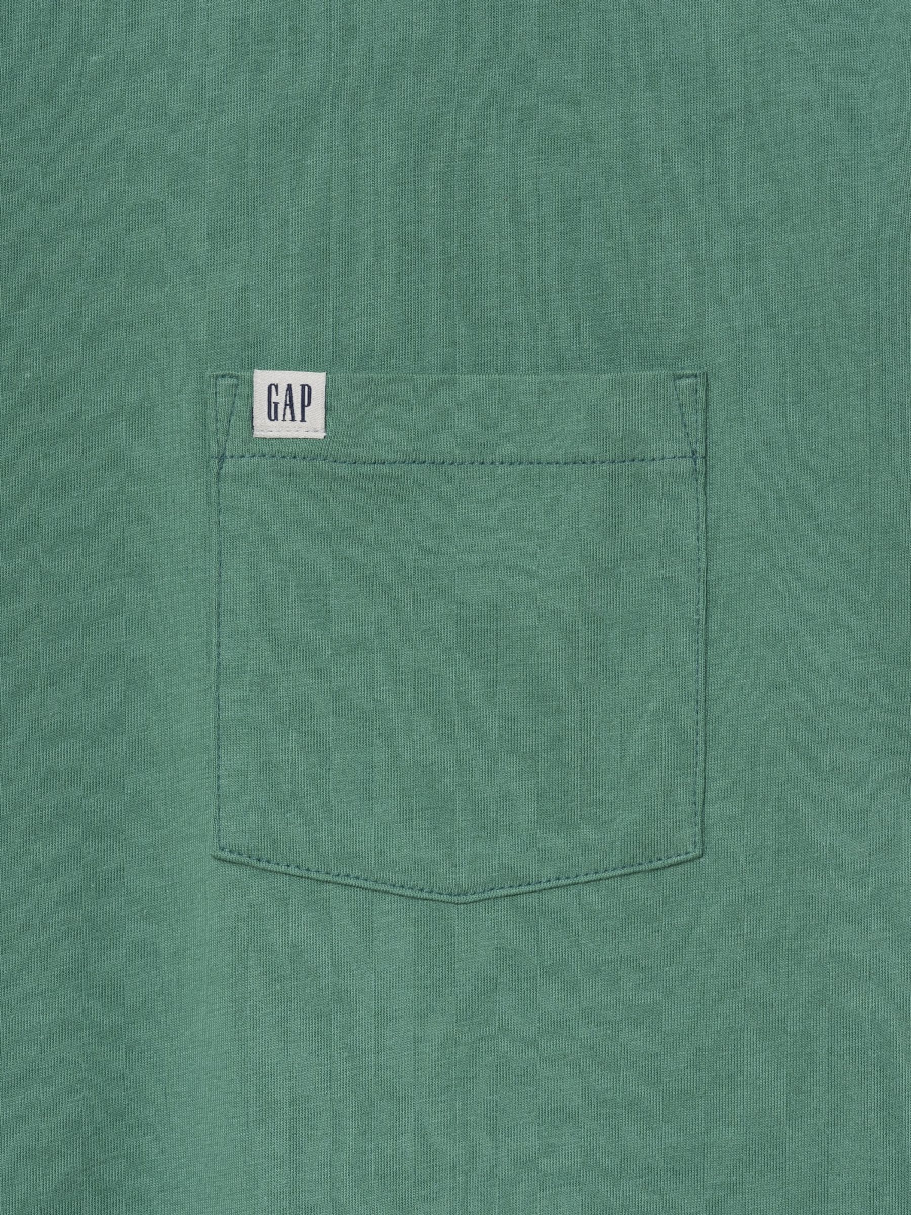 Green Pocket Short Sleeve T-Shirt - Image 2 of 2