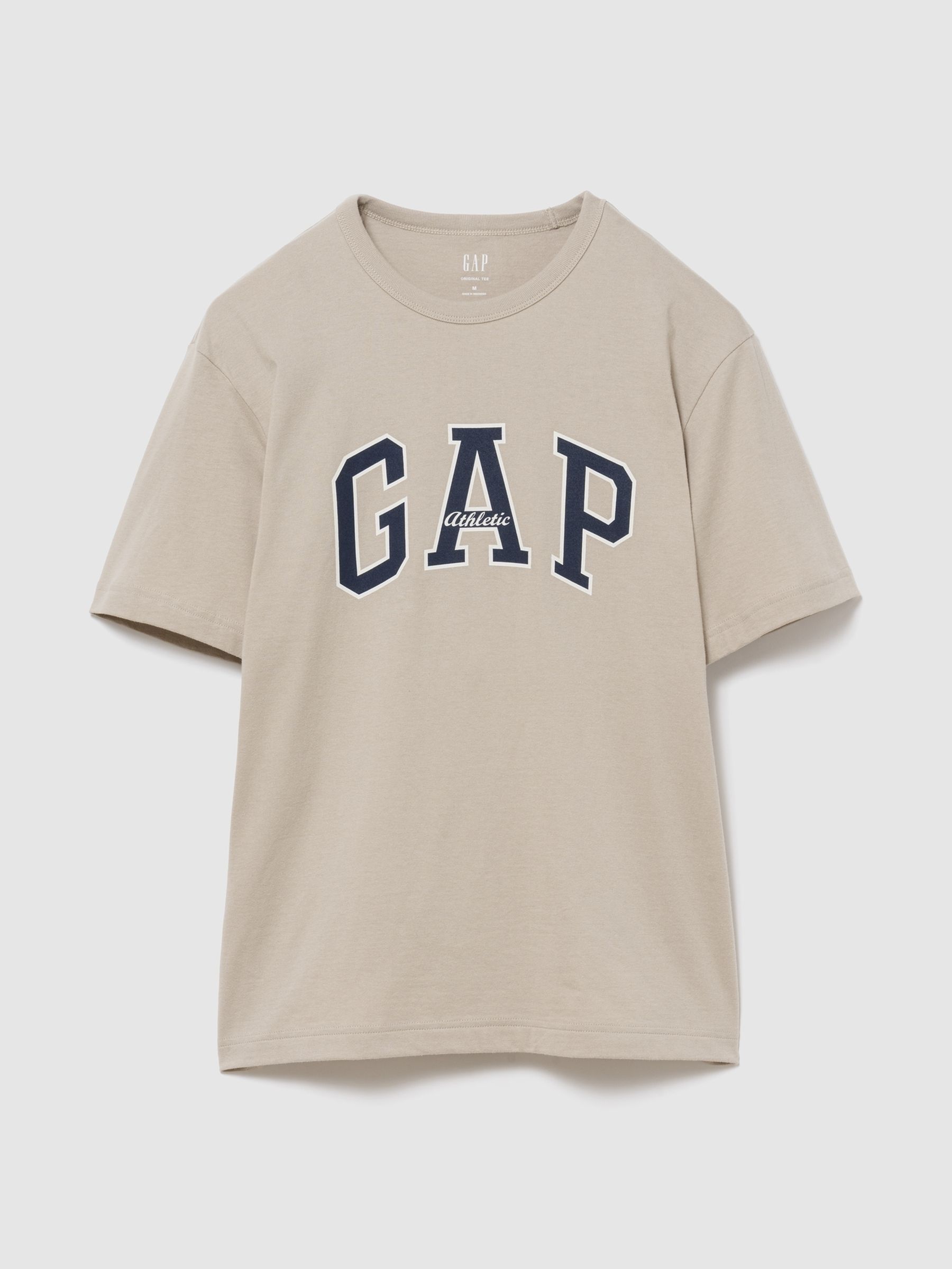 Beige Arch Logo Short Sleeve T-Shirt - Image 1 of 2