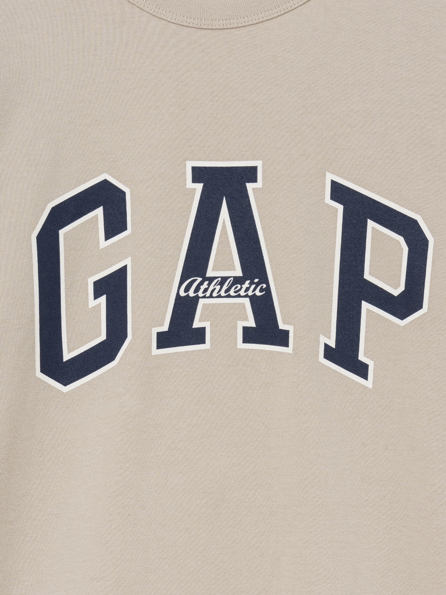 Beige Arch Logo Short Sleeve T-Shirt - Image 2 of 2