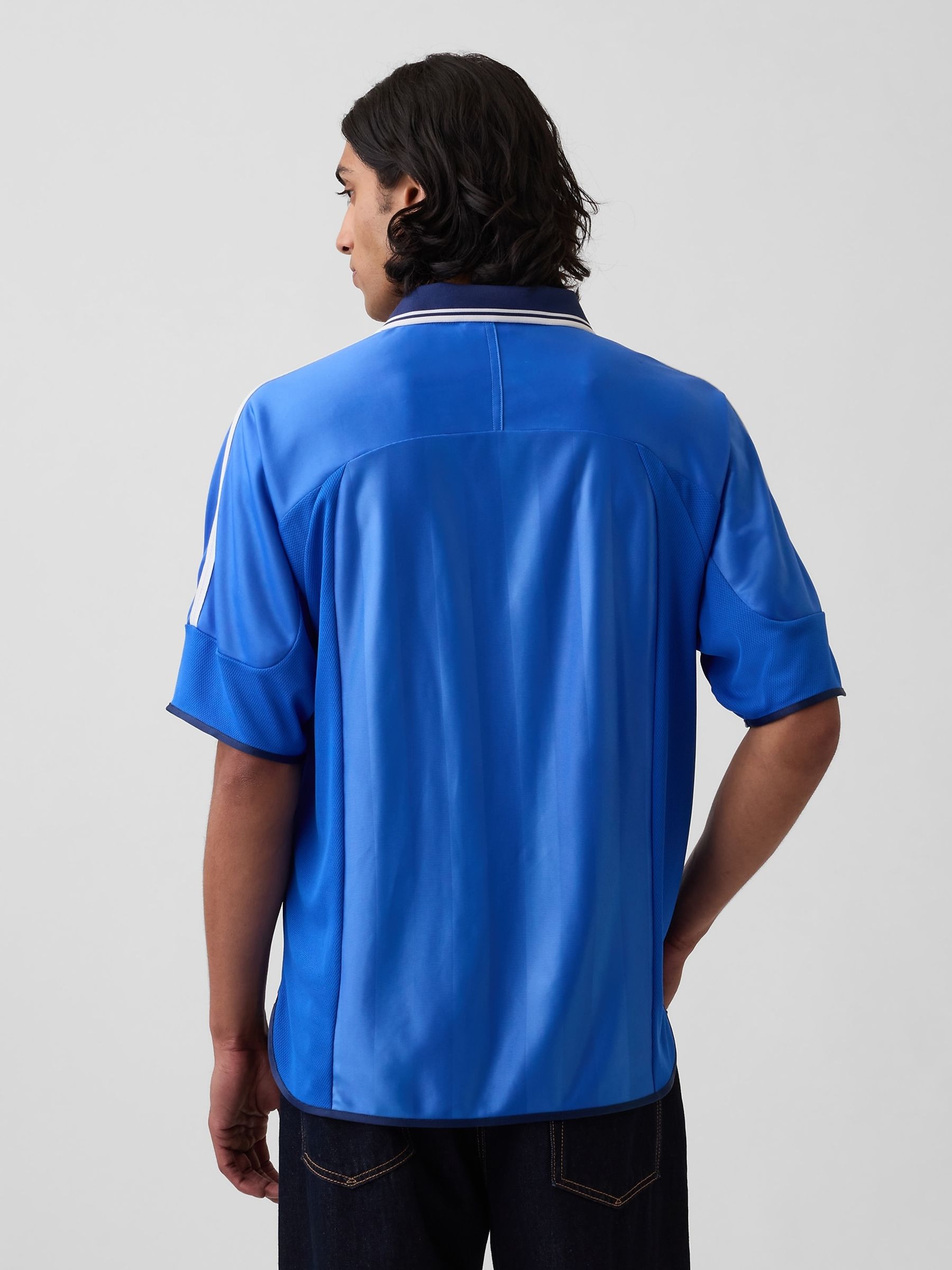 Blue Italy FIFA WORLD CUP™ Oversized Football Jersey T-Shirt - Image 2 of 4 Blue Italy FIFA WORLD CUP™ Oversized Football Jersey T-Shirt - Image 2 of 4