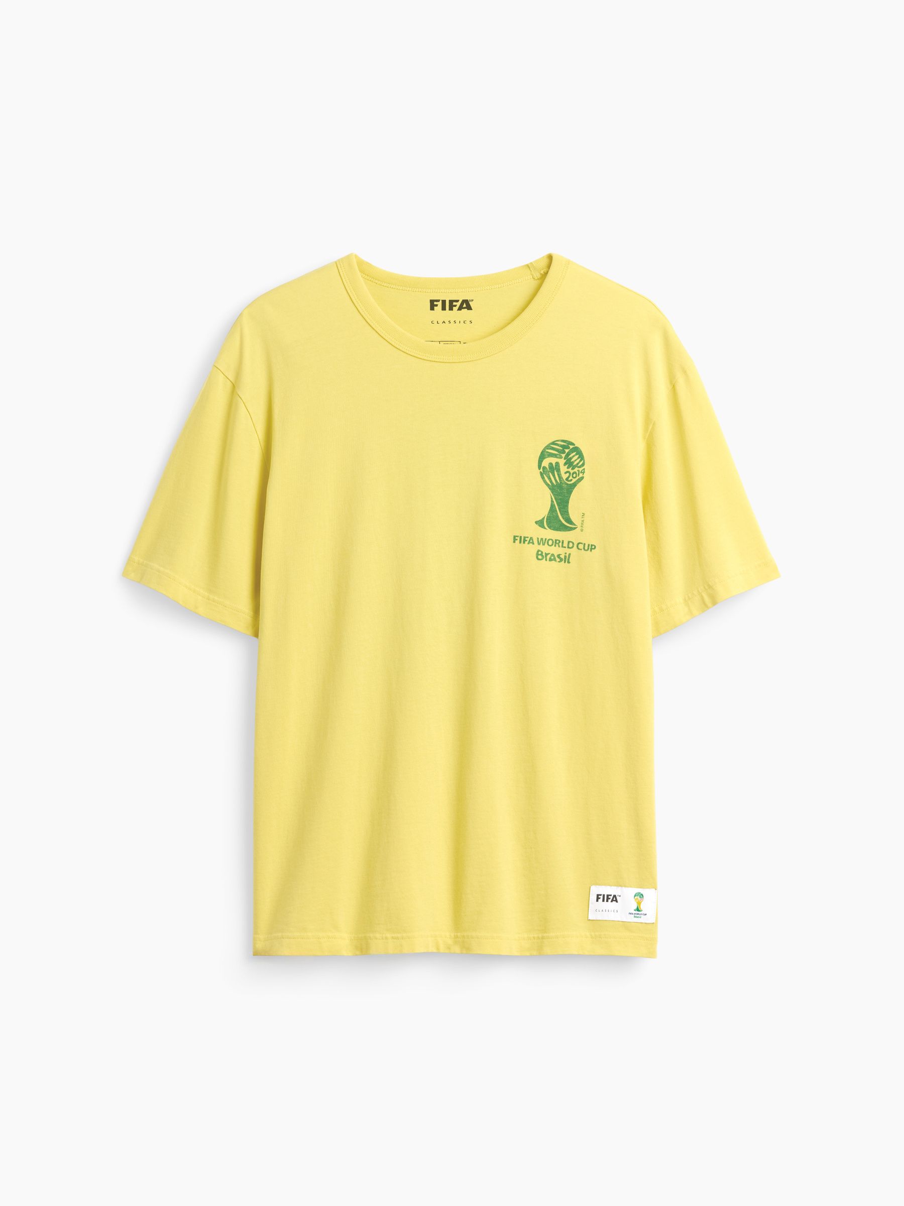 Yellow Brazil FIFA WORLD CUP™ Relaxed Graphic Short Sleeve T-Shirt - Image 4 of 5