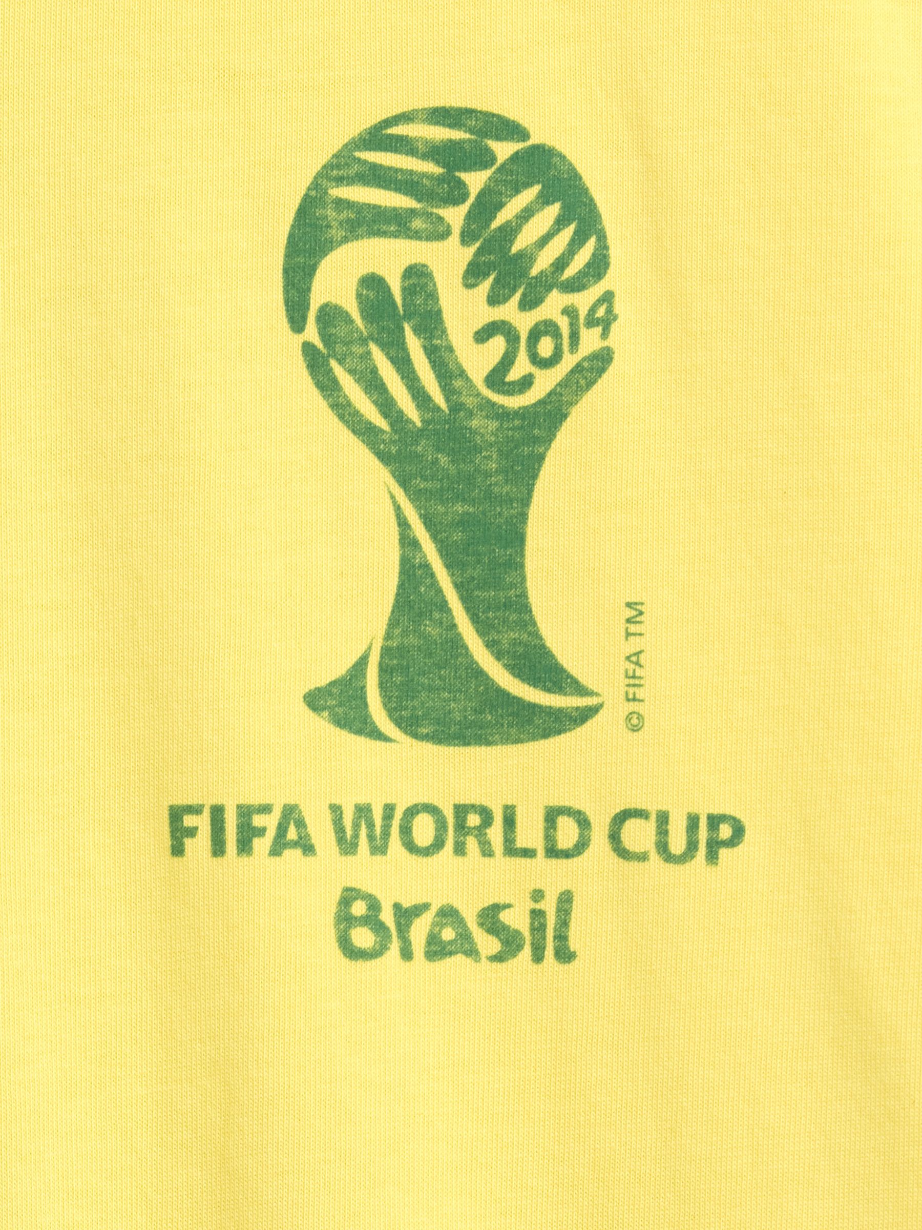 Yellow Brazil FIFA WORLD CUP™ Relaxed Graphic Short Sleeve T-Shirt - Image 5 of 5 Yellow Brazil FIFA WORLD CUP™ Relaxed Graphic Short Sleeve T-Shirt - Image 5 of 5