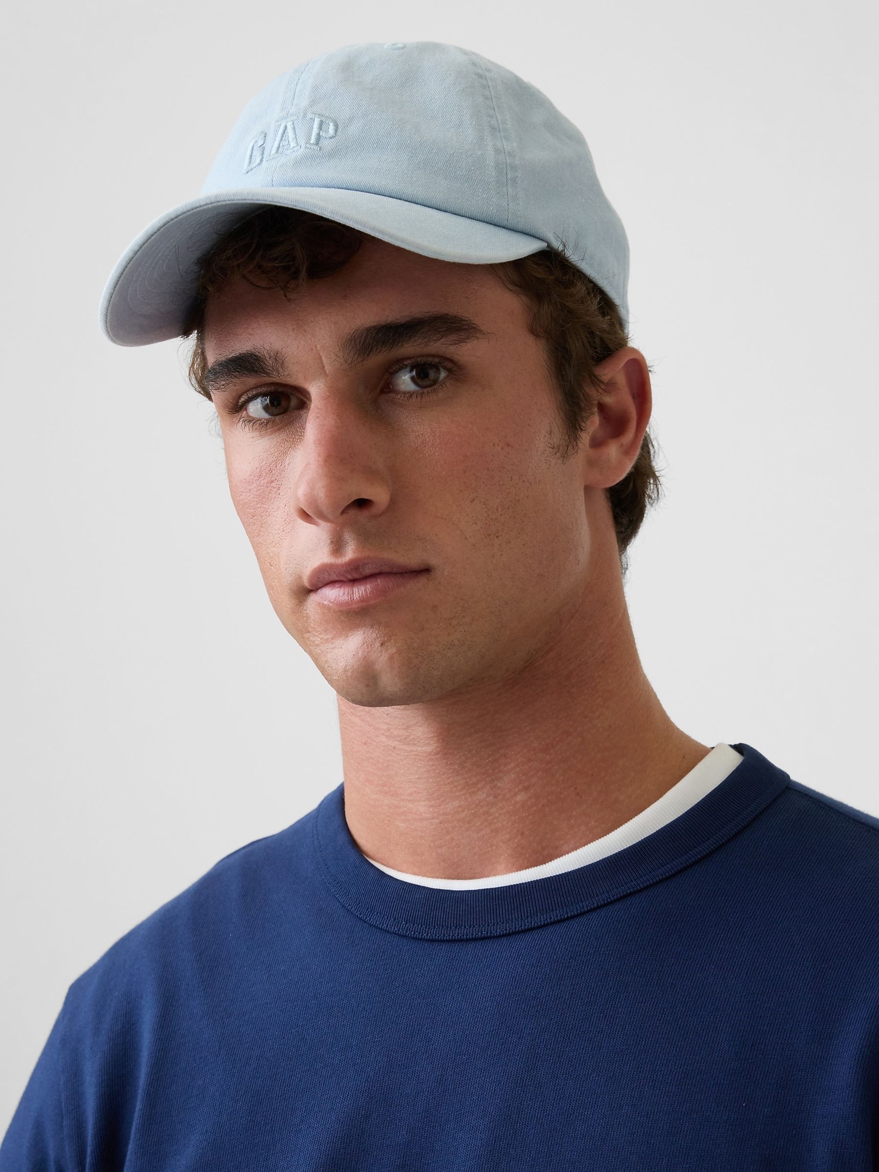 Blue Washed Logo Baseball Hat - Image 1 of 3