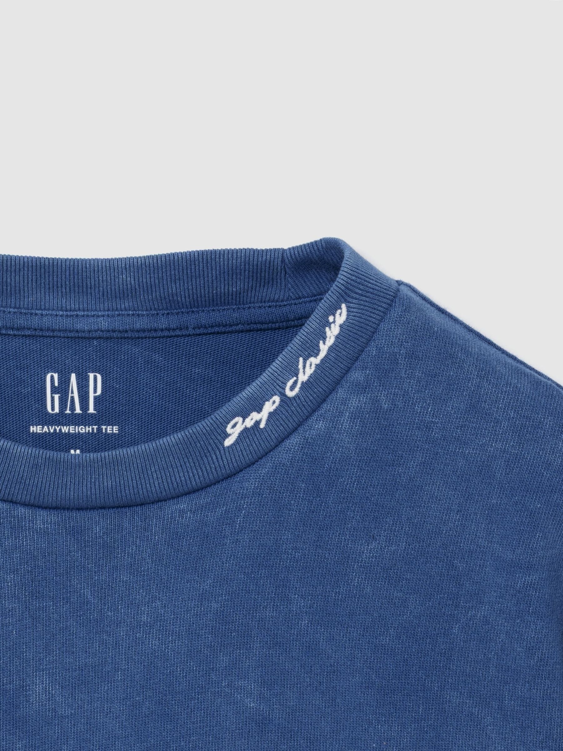 Blue Heavyweight Logo Relaxed Short Sleeve T-Shirt - Image 2 of 2