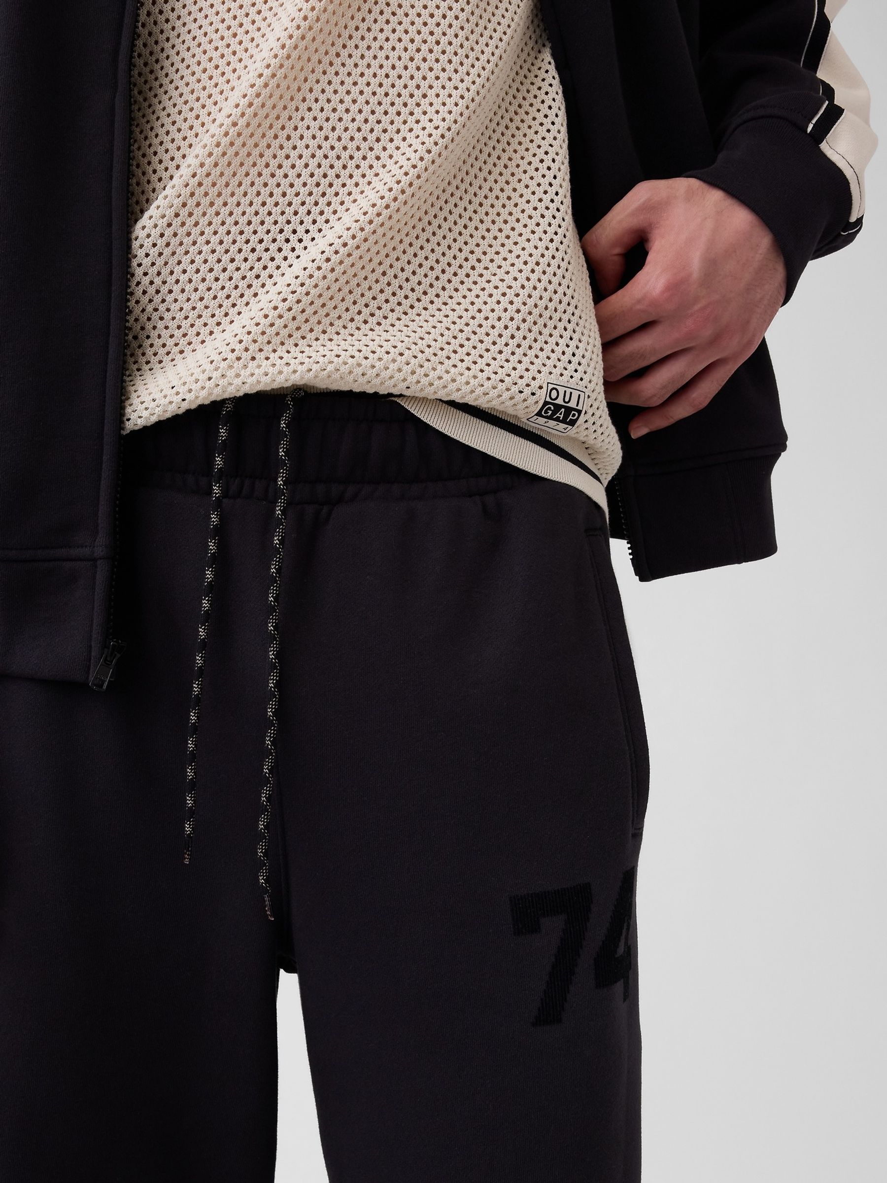 OuiGap Black Heavyweight French Terry Joggers - Image 5 of 5