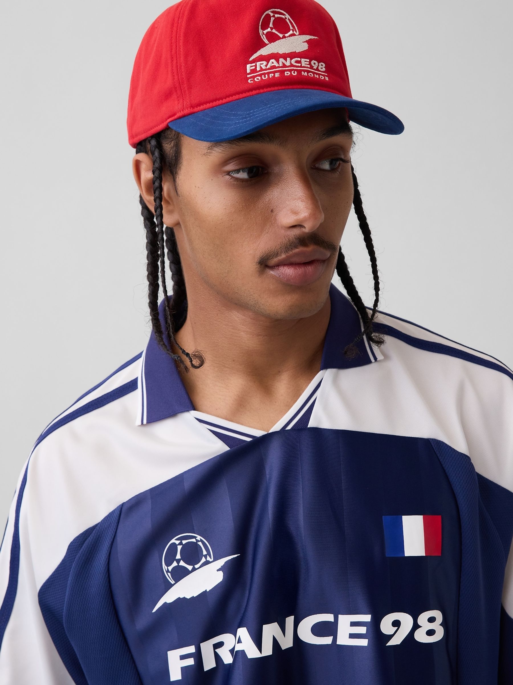 Red/Blue France FIFA WORLD CUP™ Baseball Cap - Image 4 of 5