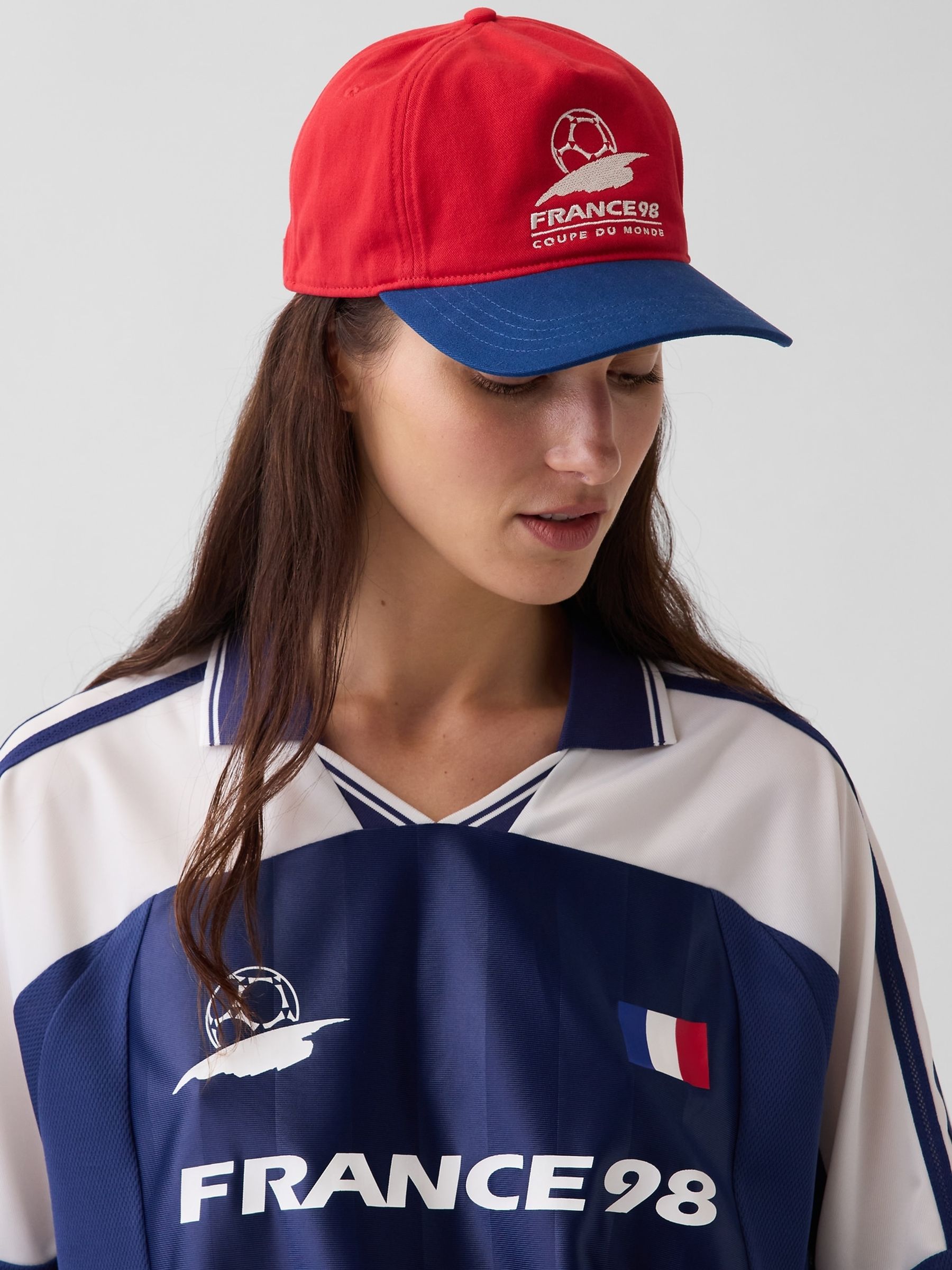 Red/Blue France FIFA WORLD CUP™ Baseball Cap - Image 5 of 5 Red/Blue France FIFA WORLD CUP™ Baseball Cap - Image 5 of 5