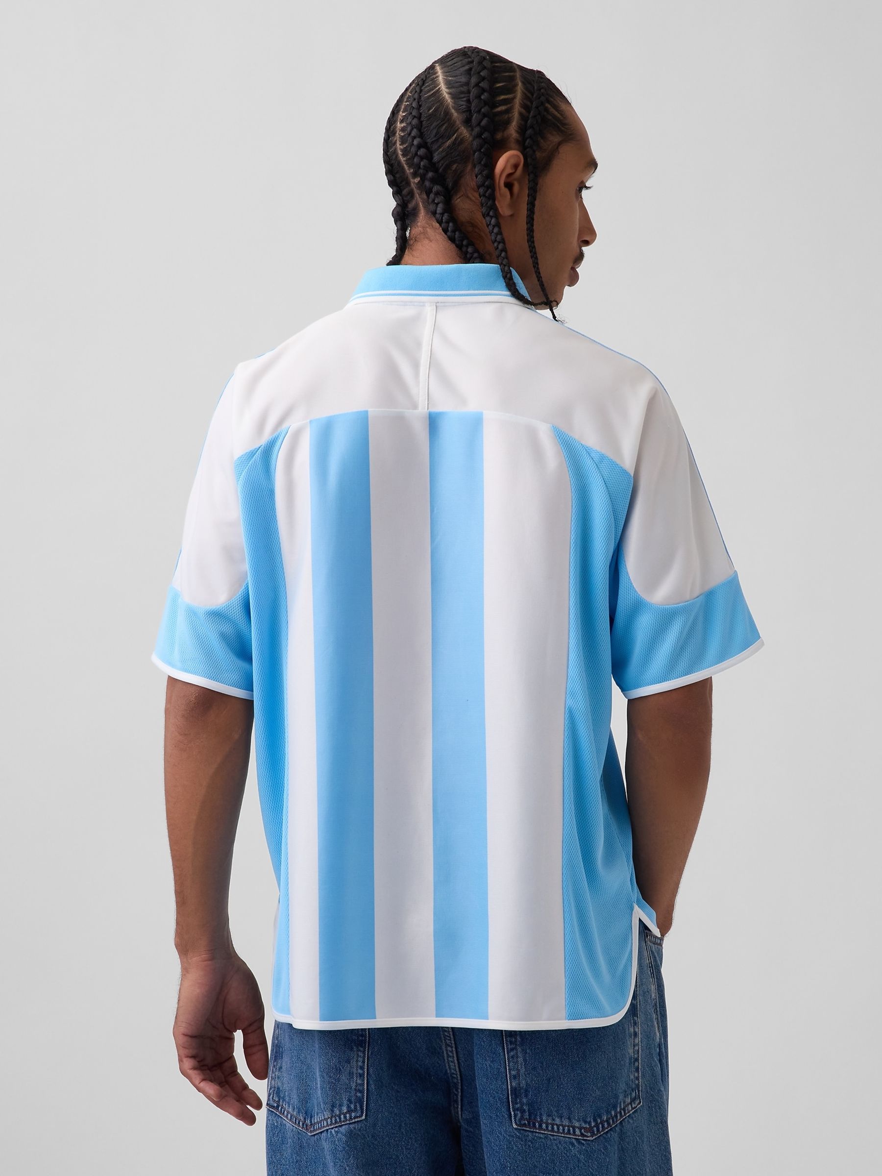 Blue Argentina FIFA WORLD CUP™ Oversized Football Jersey T-Shirt - Image 2 of 5